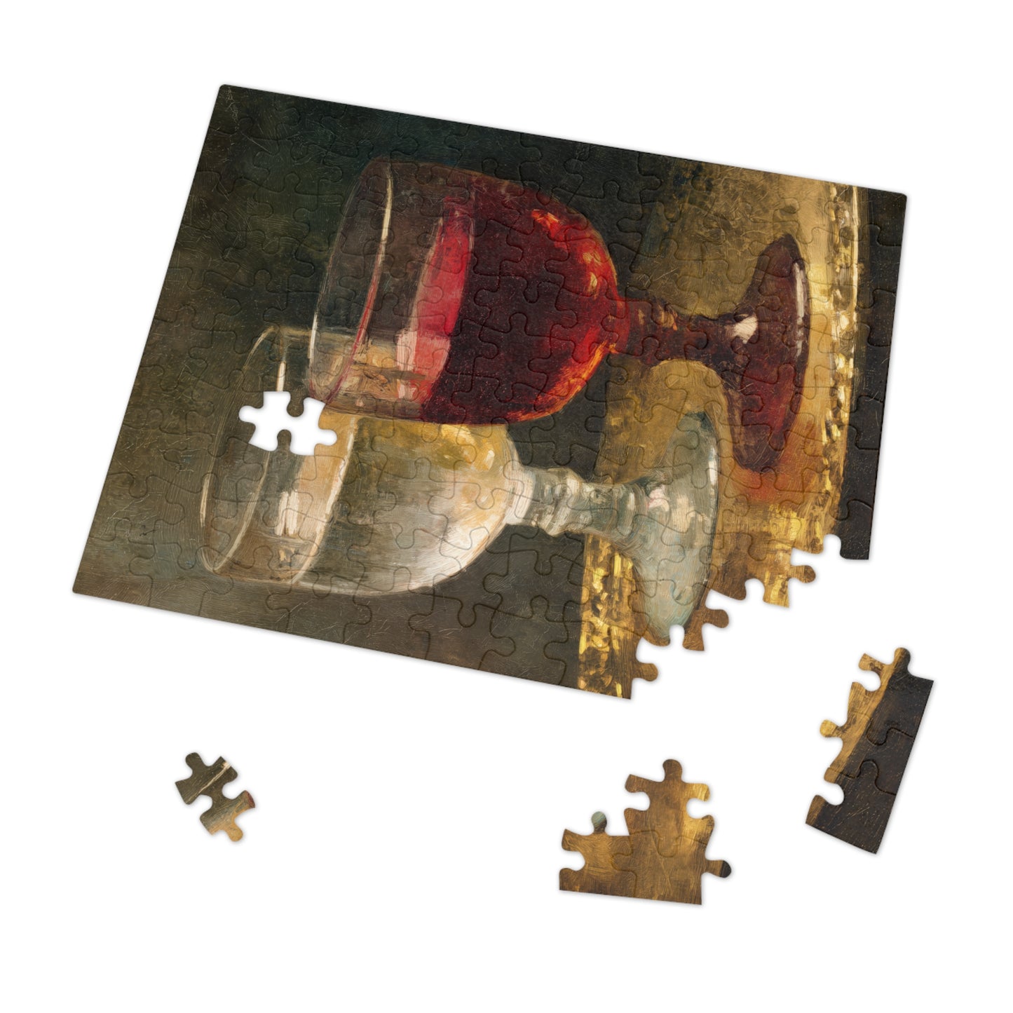 Cana and the Miracle of Abundance - Water into Wine - Puzzle & Keepsake Tin - Religious Jigsaw Puzzle (30, 110, 252, 500,1000-Piece)