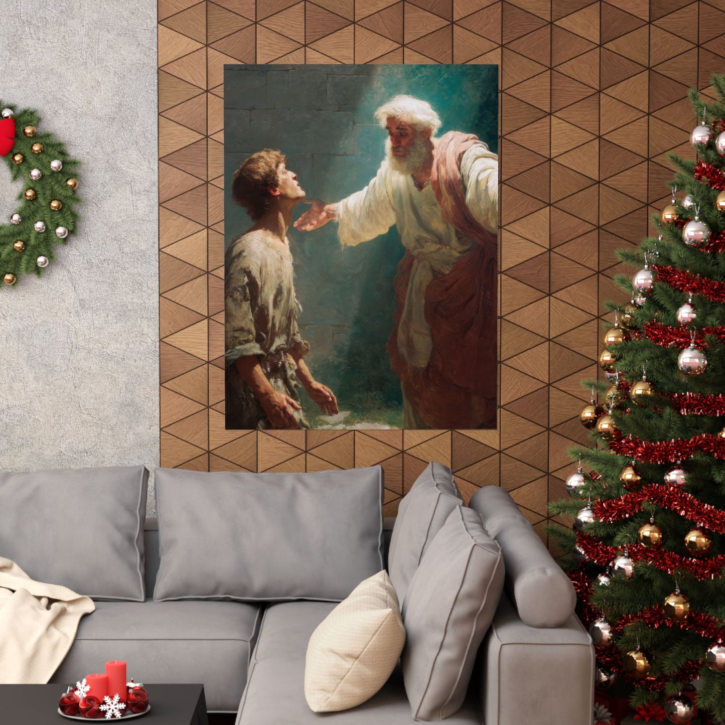 Homecoming of the Prodigal Son - Sanctified Souls Print - Multiple Sizes - Premium Matte Vertical Posters