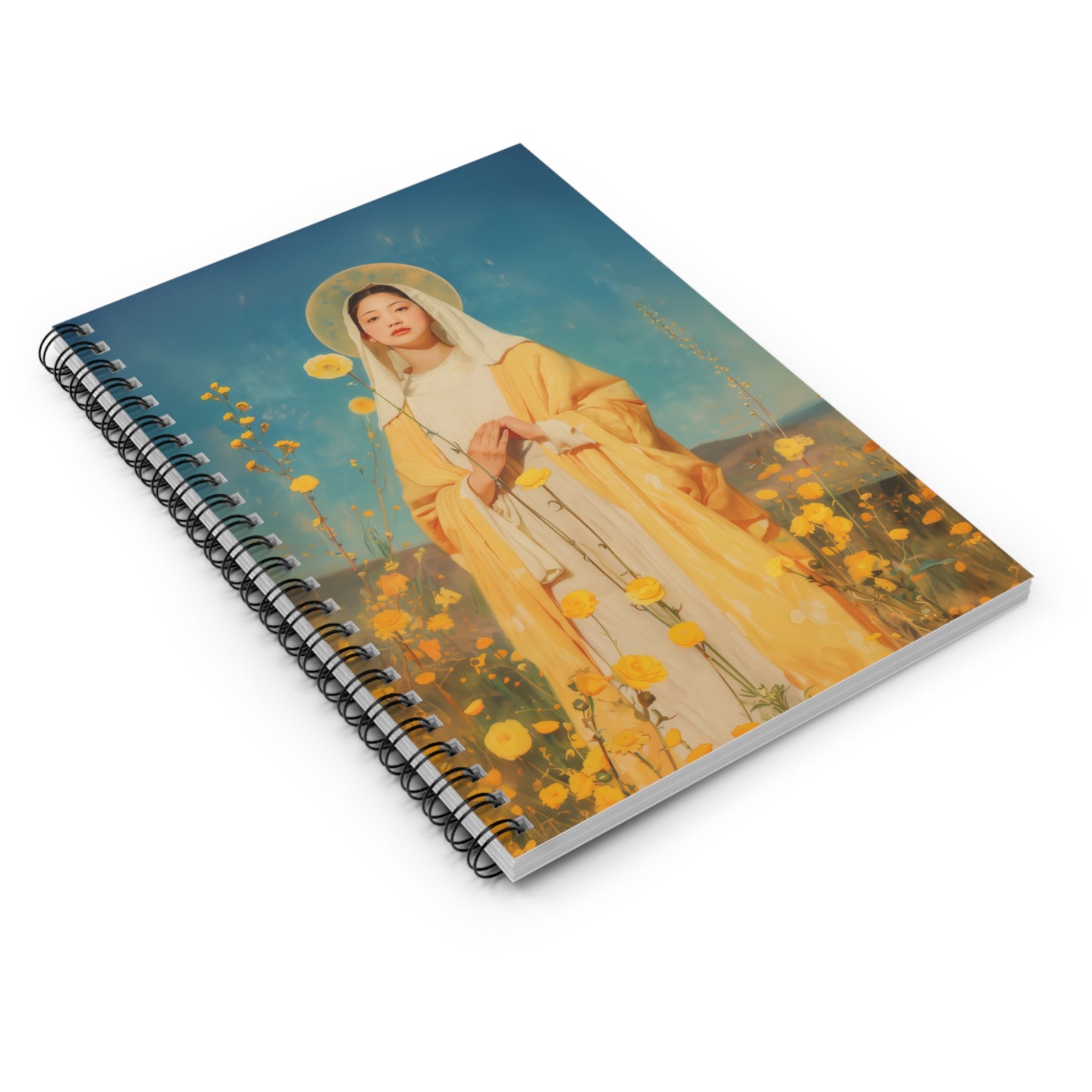 Saint Agatha Lin - Sanctified Souls Art - Religious Based Notebook - Spiral Notebook