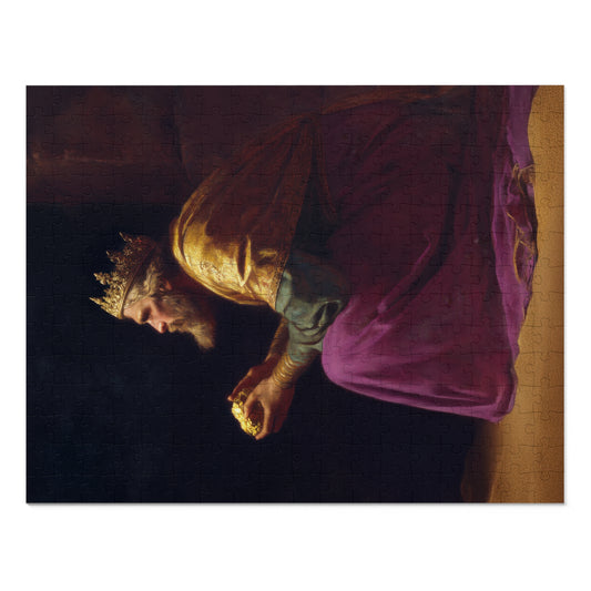 Melchior and the Gift Fit for a King - 3 Wise Men - Puzzle and Keepsake Tin - Religious Jigsaw Puzzle (30, 110, 252, 500,1000-Piece)