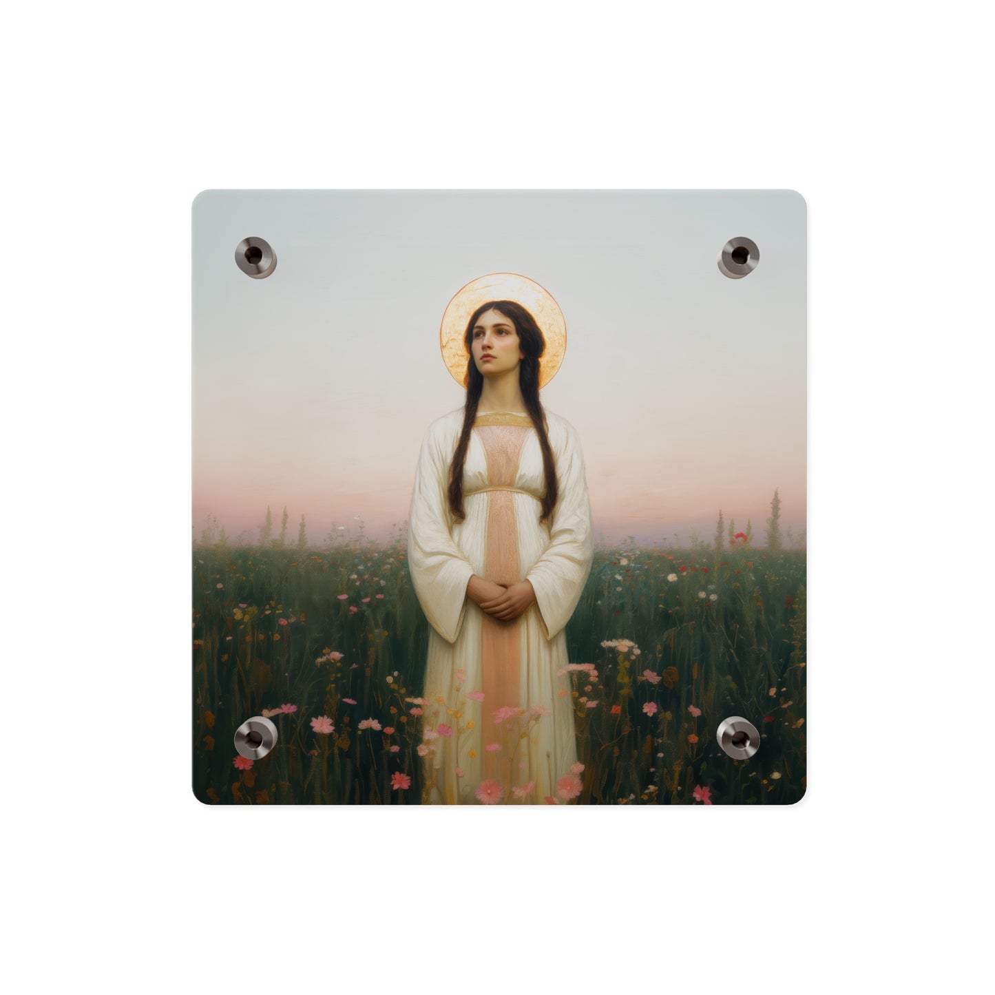 Saint Sabina Wall Art Panel - Ready to Hang Acrylic Print - Catholic Saint Art - Patron Saint Print - No Frame needed