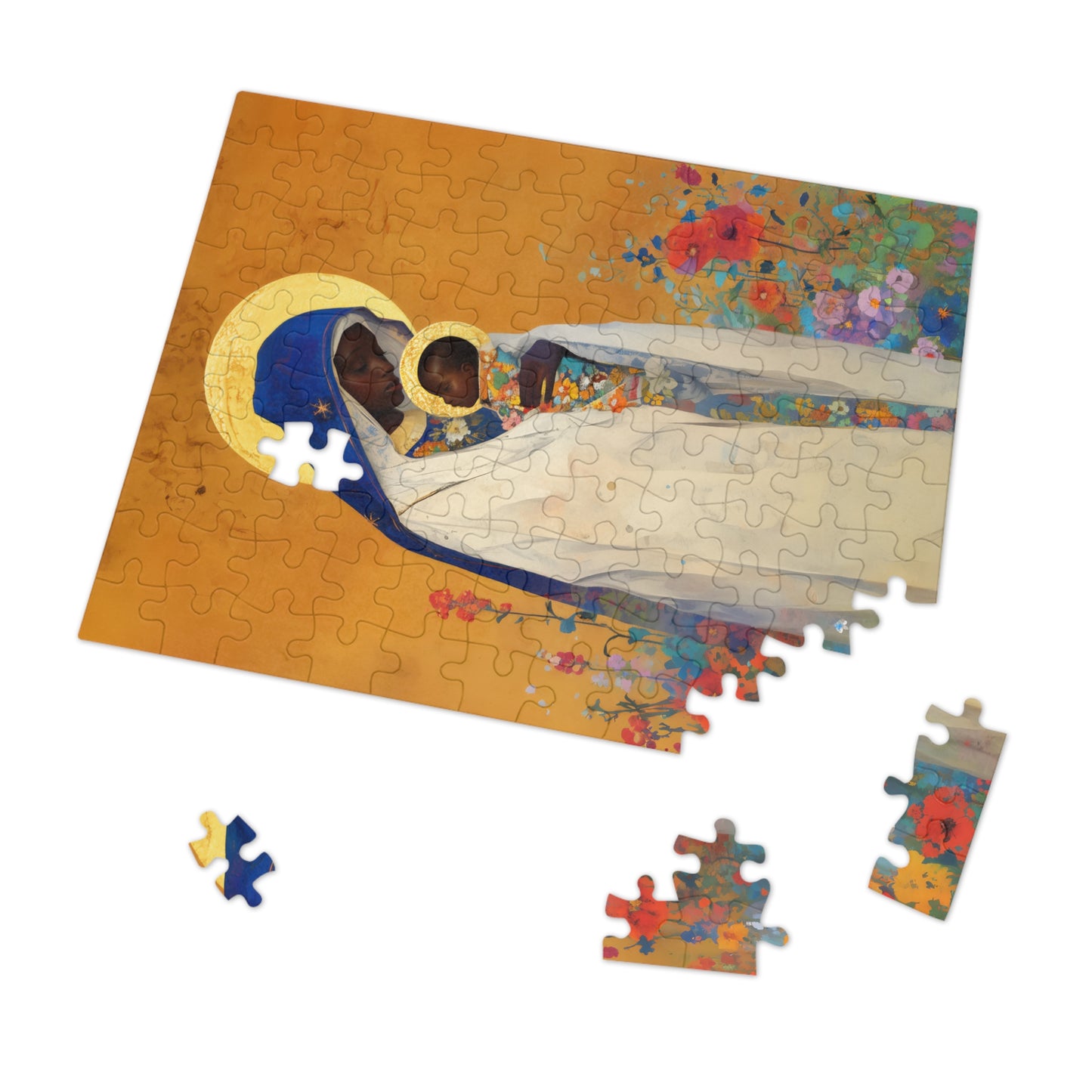 The Divine Embrace- Our Lady of Kibeho's Love - Puzzle and Keepsake Tin - Religious (30, 110, 252, 500,1000) - Religious Puzzle - Religious