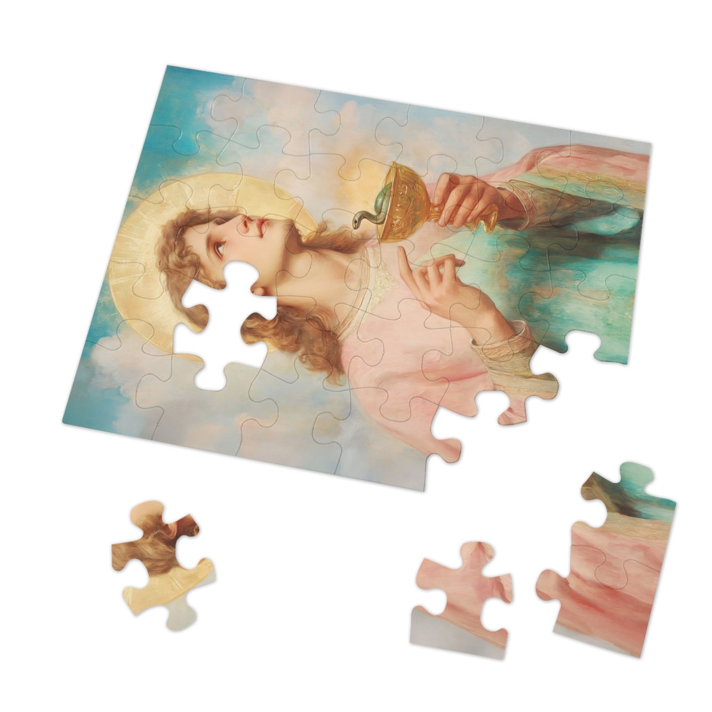 Saint John the Apostle - Puzzle and Keepsake Tin - Religious Jigsaw Puzzle (30, 110, 252, 500,1000-Piece) - Religious Puzzle