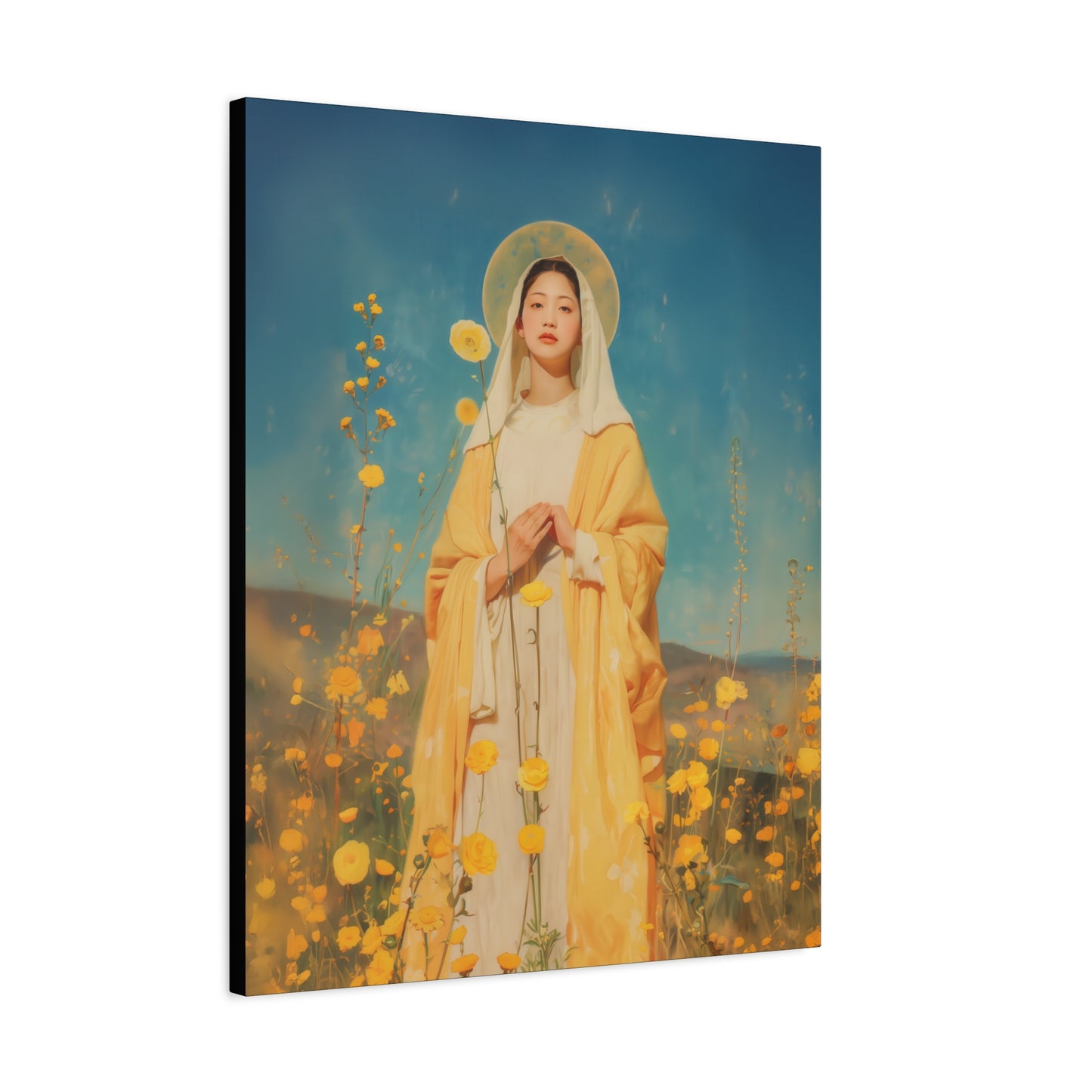 Saint Agatha Lin - Gallery Wrapped Canvas - Print - Religious Art for your Home - Catholic Art