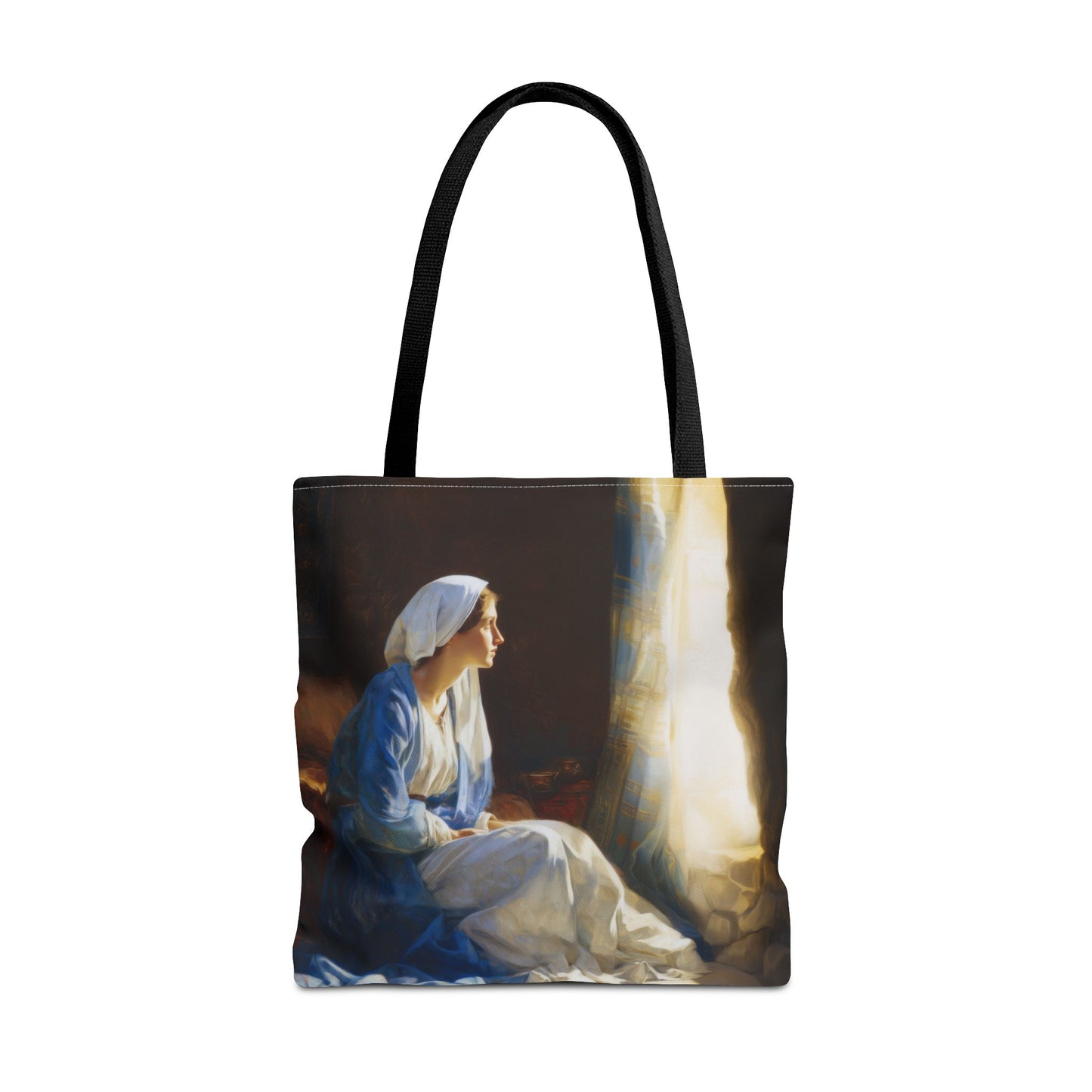 Mary's Yes - Quiet Fiat - Mother Mary - Marian Art - Tote Bag - Large Medium Small Faith Art Bag - Tote Purse