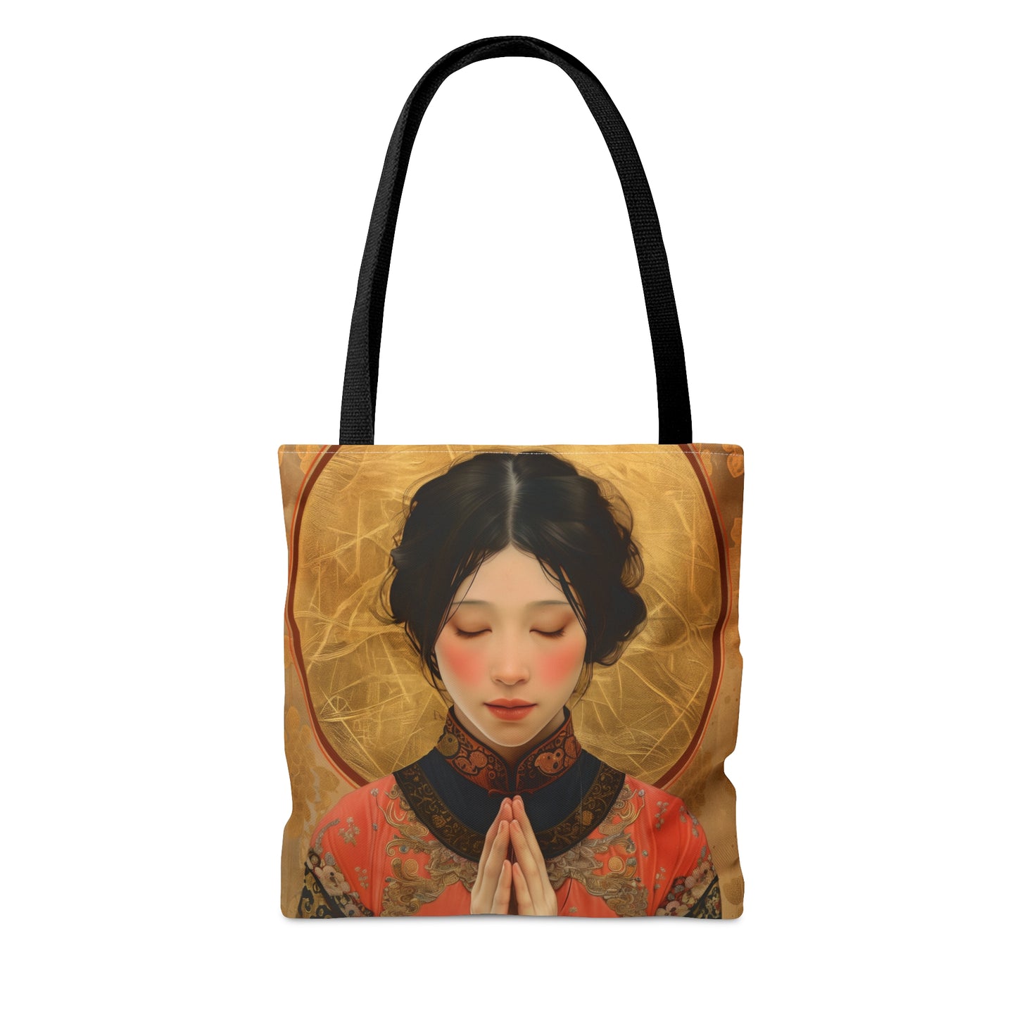 Saint Lucy Yi Zhenmei Tote Bag - Purse - Three sizes - Faith Art Bag - Catholic faith inspired carry-all purse - Double Sided