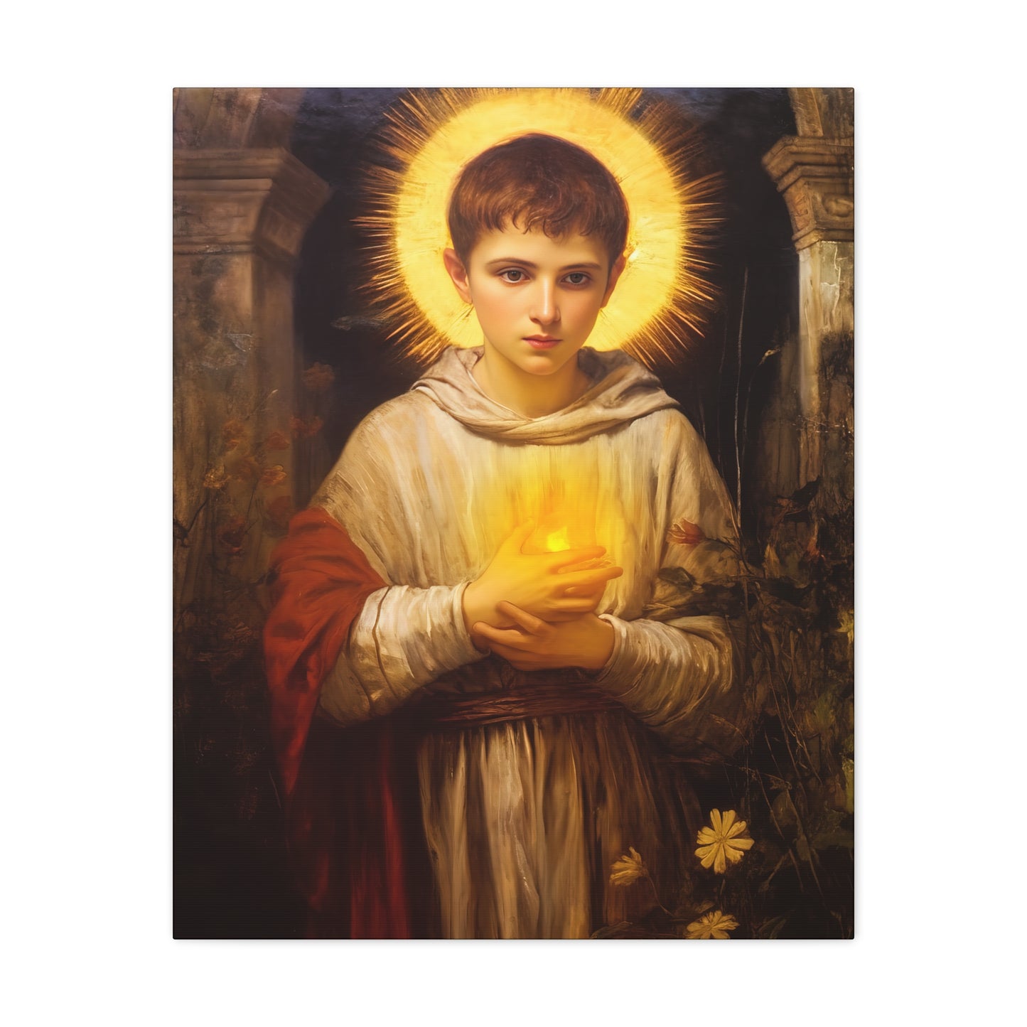 Saint Tarsicius - Museum Wrapped Canvas - Sanctified Souls Print - Religious Art for your Home