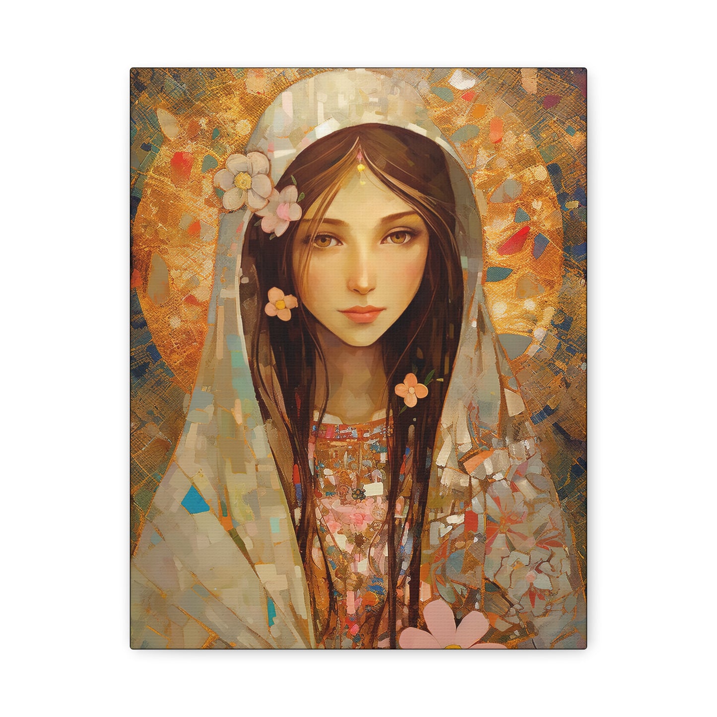 Saint Maria Goretti - Museum Wrapped Canvas - Sanctified Souls Print - Religious Art for your Home