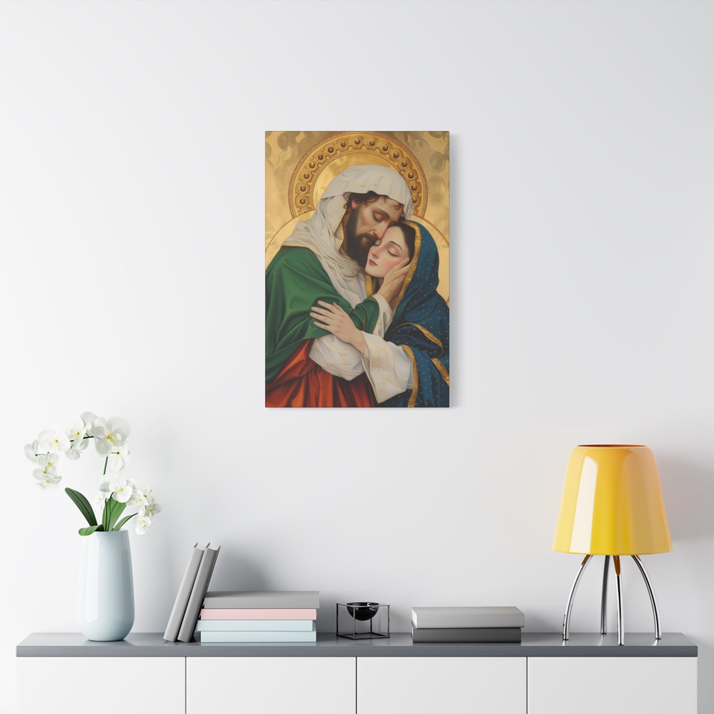 Saints Aquila and Priscilla - Museum Wrapped Canvas - Sanctified Souls Print - Religious Art for your Home - Religious Wall Art - Print