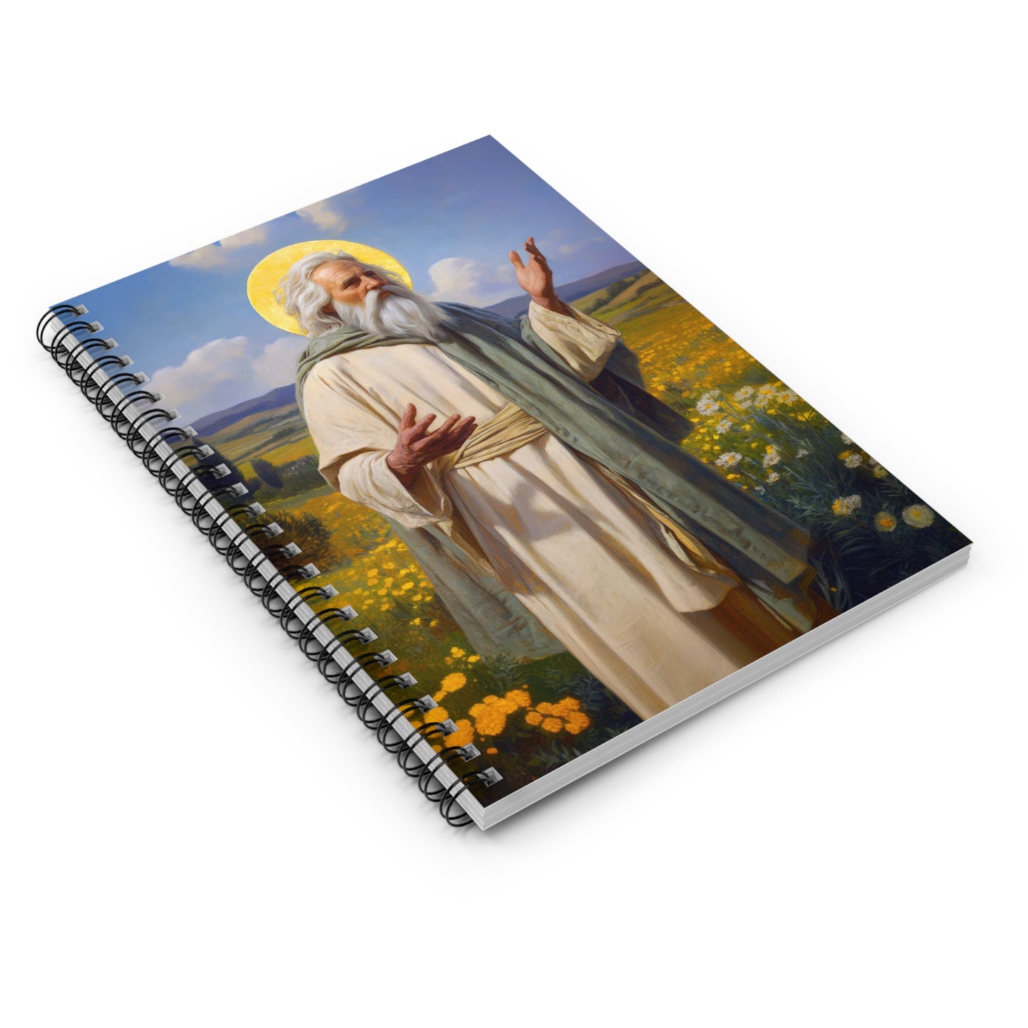 Saint Hilary of Arles - Sanctified Souls Art - Religious Based Notebook - Spiral Notebook
