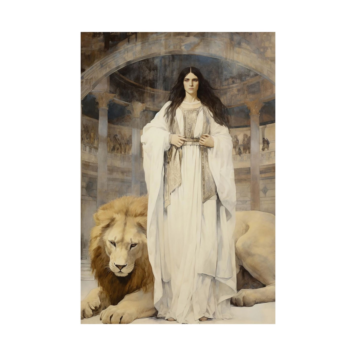 Saint Euphemia Print - Sanctified Souls Print - Multiple Sizes - Premium Matte Vertical Posters