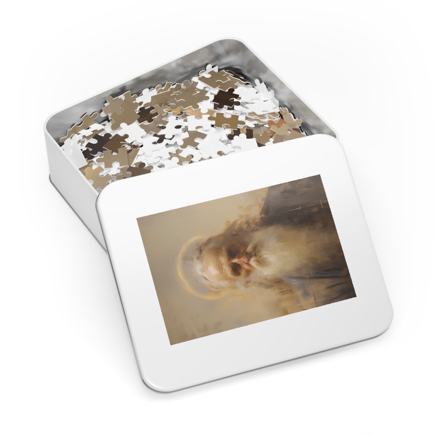 Saint Zachariah - Puzzle and Keepsake Tin - Religious (30, 110, 252, 500,1000) - Religious Puzzle - Gifts for Catholic Families
