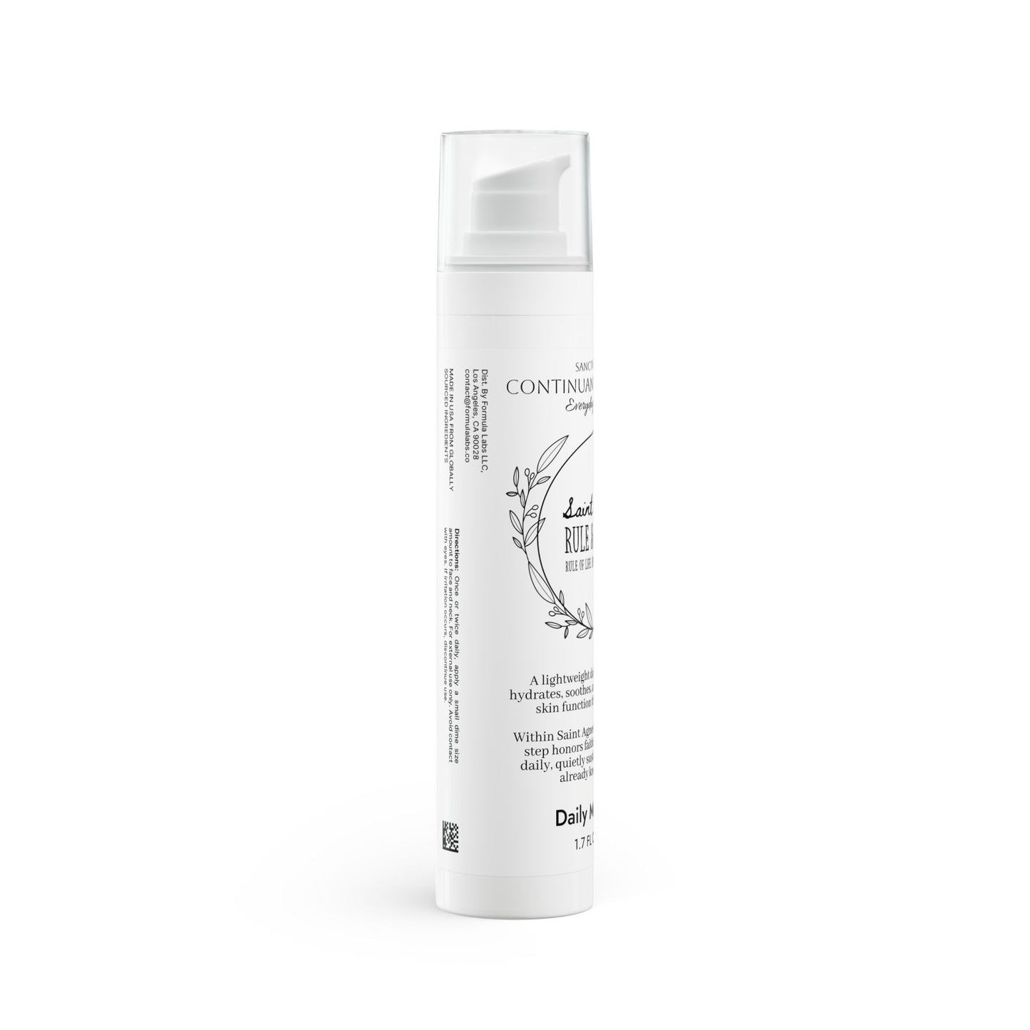 Saint Agnes's Rule & Remedy - Continuance · Custodia - Everyday Care - Daily Moisturizer, 1.7oz