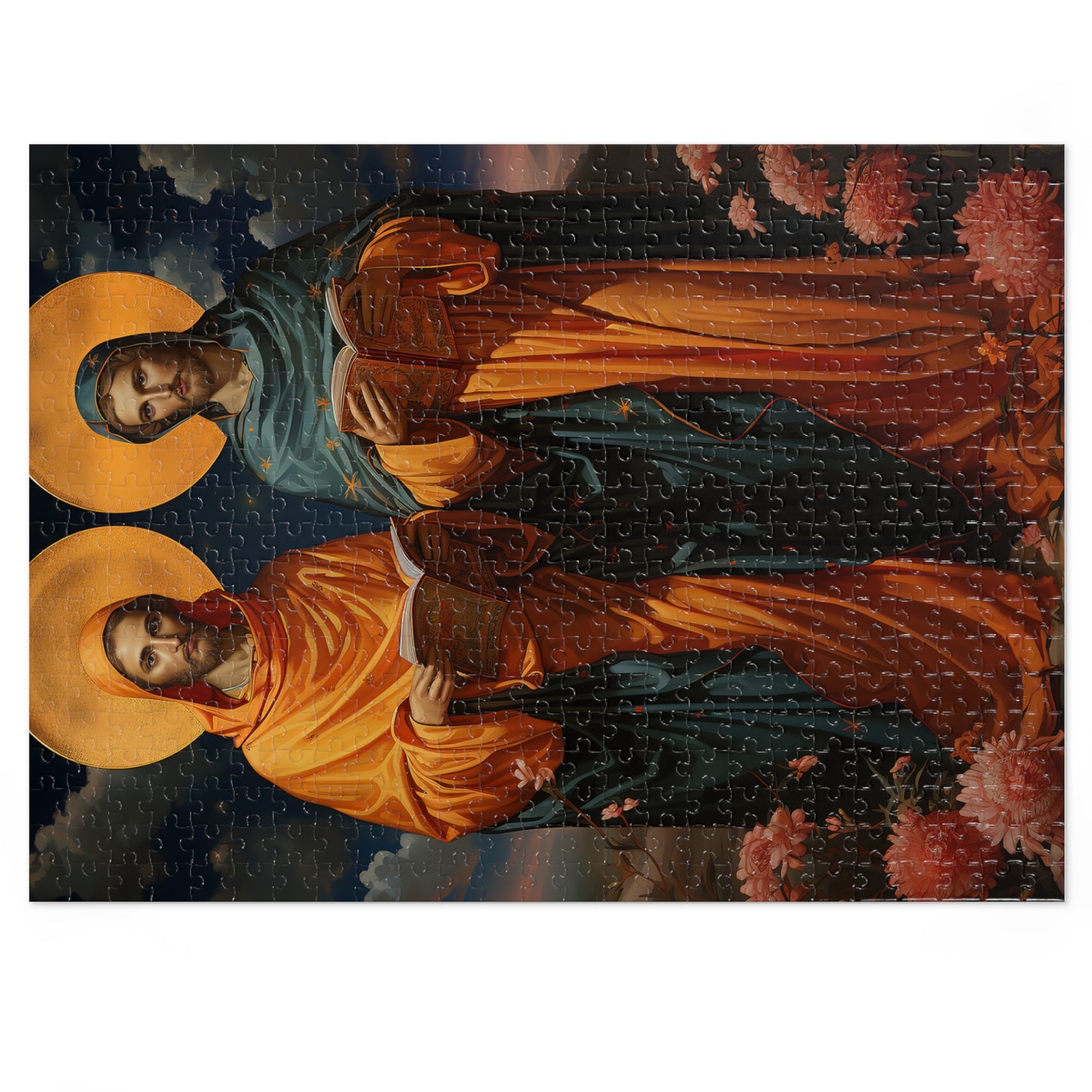 Saints Cosmas and Damian - Puzzle and Keepsake Tin - Religious Jigsaw Puzzle (30, 110, 252, 500,1000-Piece) - Religious Puzzle