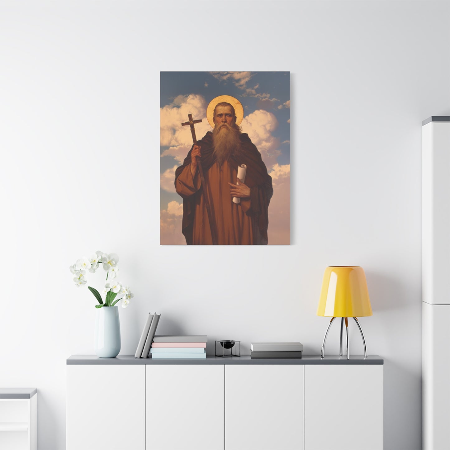 Saint Joannicus the Great / Loannikios of Mount Olympus - Gallery Wrapped Canvas - Print - Religious Art for your Home - Catholic Art Print