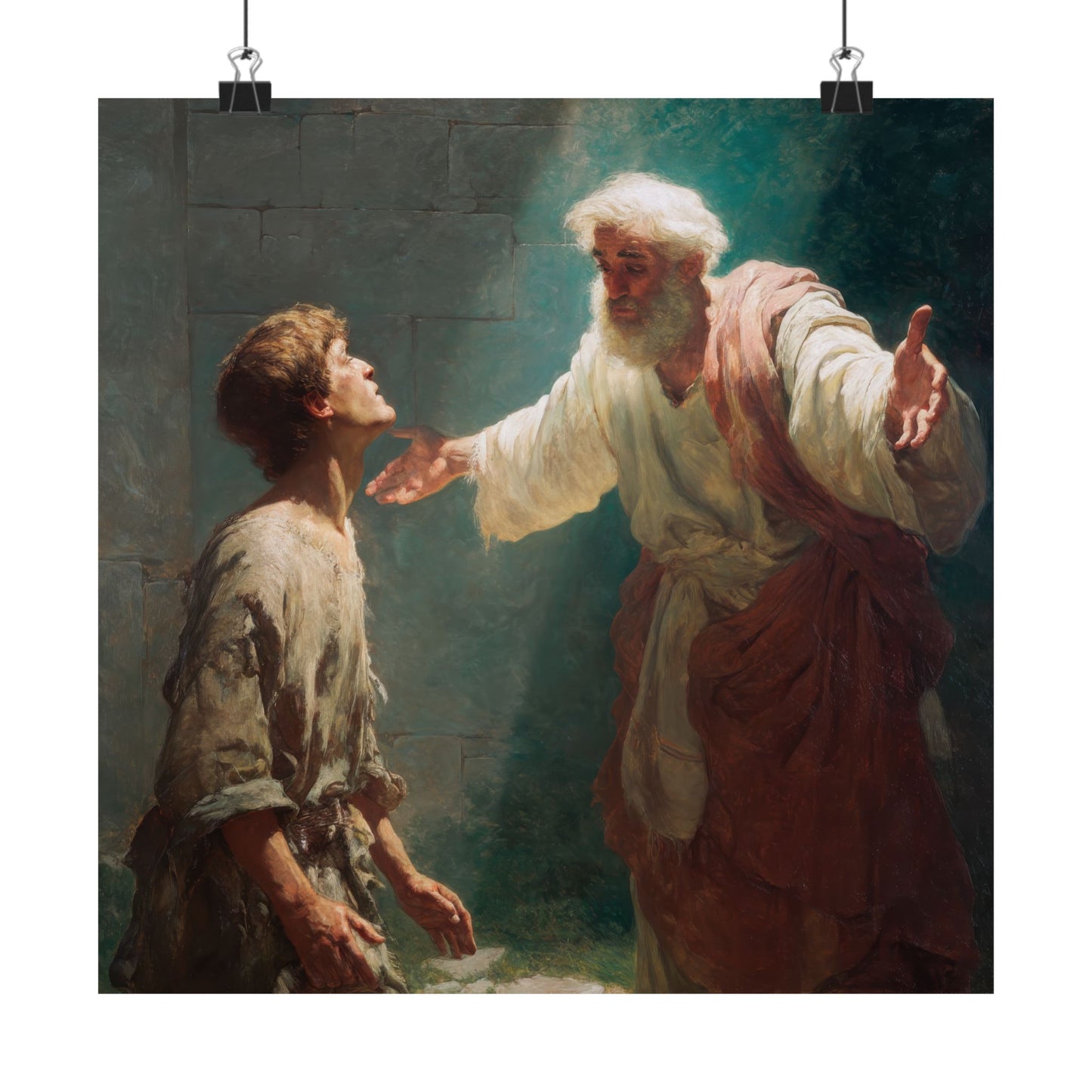 Homecoming of the Prodigal Son - Sanctified Souls Print - Multiple Sizes - Premium Matte Vertical Posters