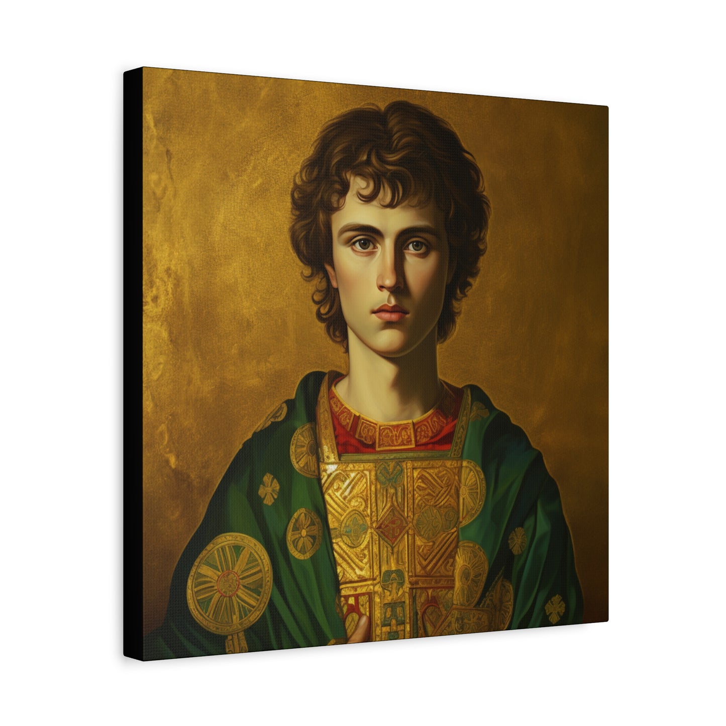 Saint Pantaleon Canvas Print - Multiple Sizes - Catholic Home art - Museum Wrapped Canvas - Sanctified Souls Print