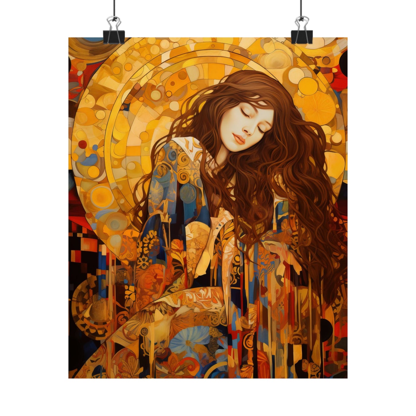 Embodied Grace: Mary Magdalene's Resilience Print - Sanctified Souls Print - Multiple Sizes - Premium Matte Vertical Posters