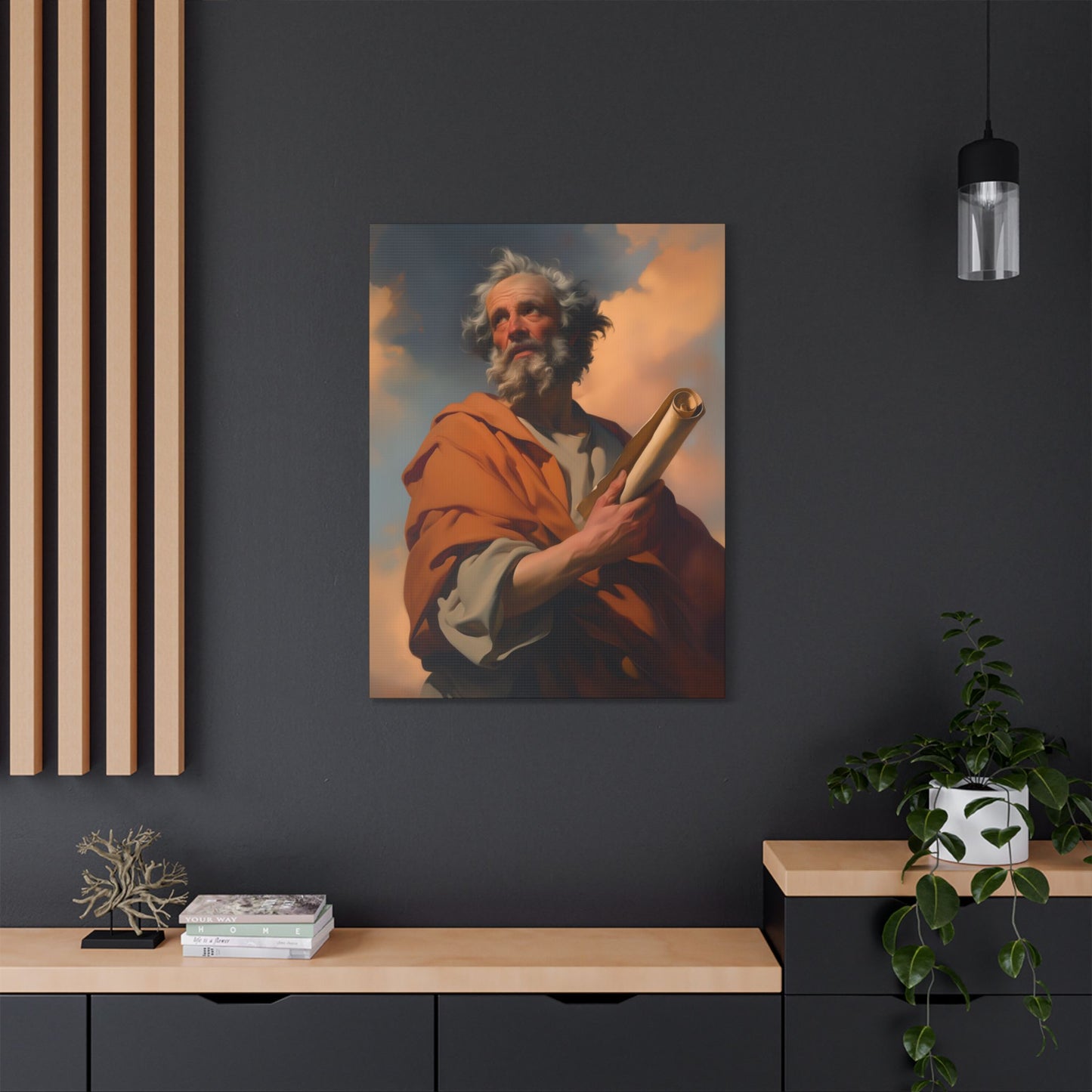 Saint Paul the Apostle-  Wrapped Canvas Print - Multiple Sizes - Catholic Home art Matte Canvas, Stretched