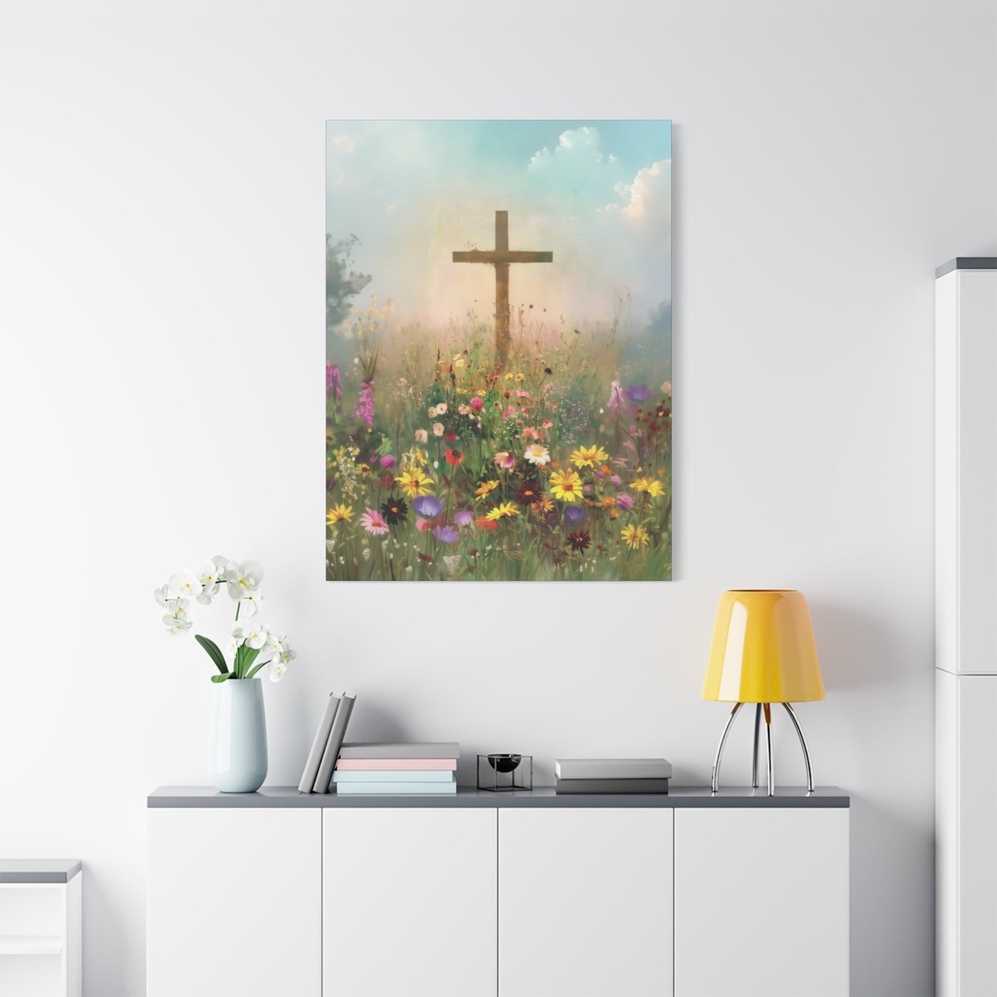 The Cross That Called the Earth to Life - Gallery Wrapped Canvas - Print - Religious Art for your Home - Catholic