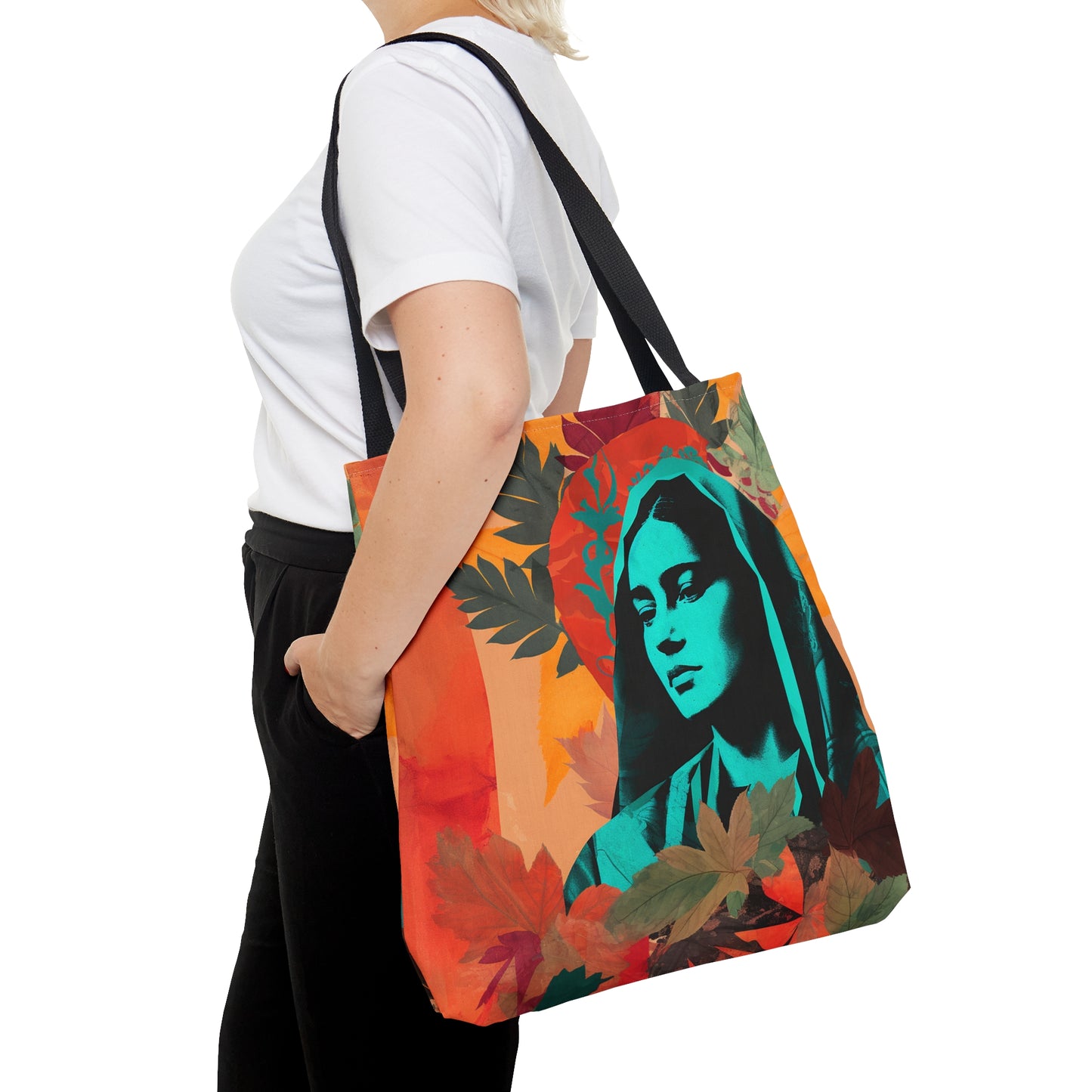 Our Lady of Guadalupe Tote Bag - Catholic faith inspired carry-all purse - day to day bag