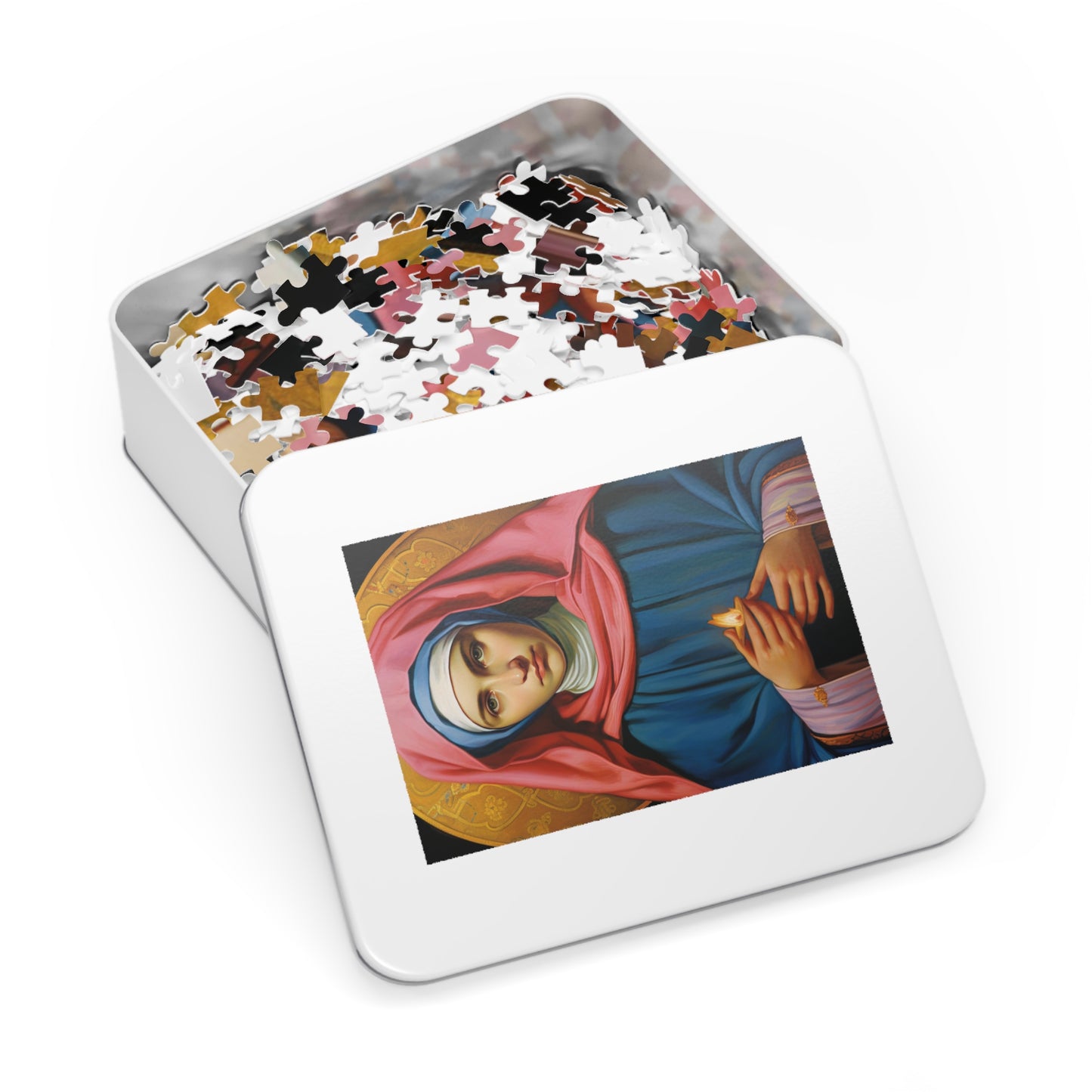 Saint Bernadette - Puzzle and Keepsake Tin - Religious Jigsaw Puzzle (30, 110, 252, 500,1000-Piece) - Religious Puzzle