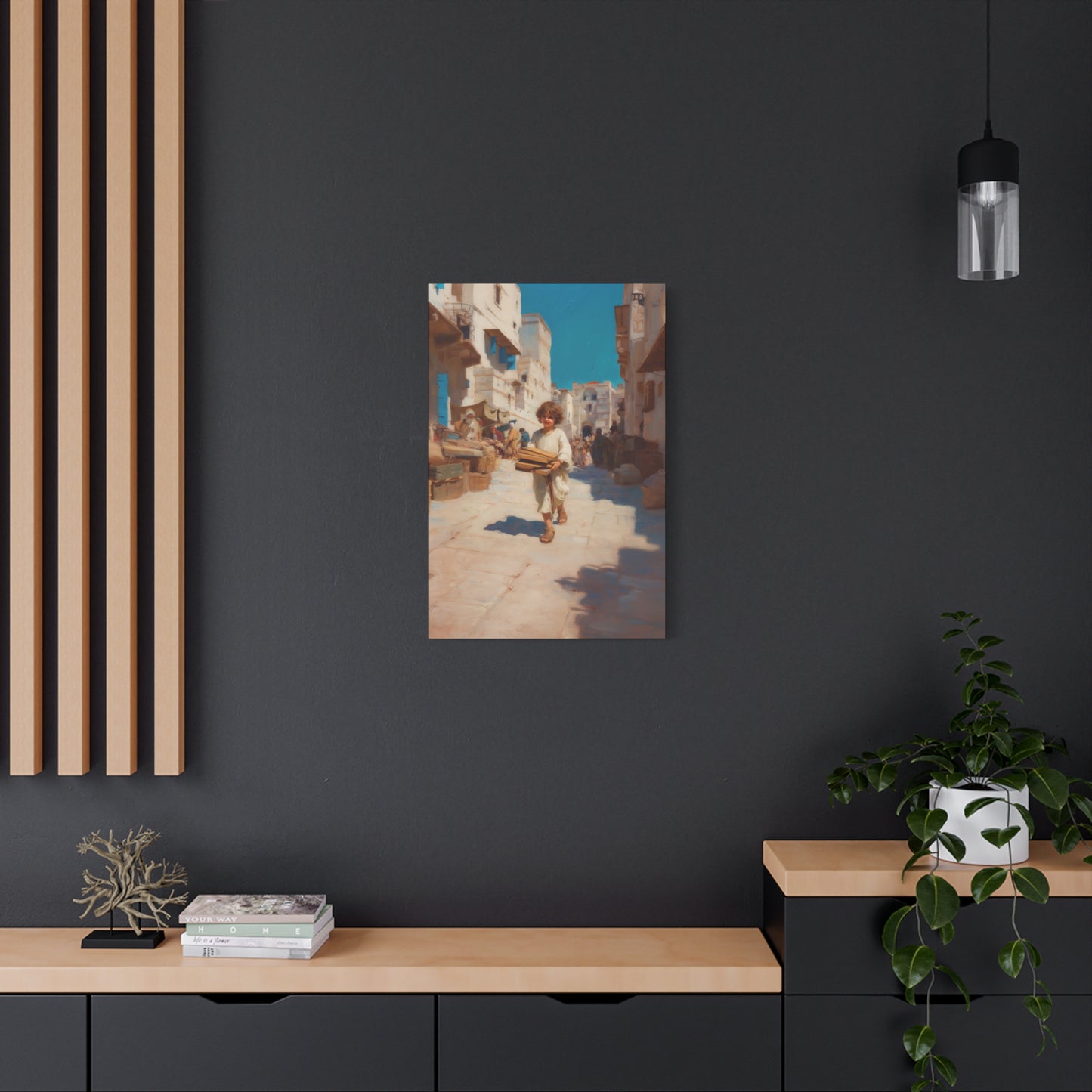 Nazareth and the Hidden Light of Christ - Gallery Wrapped Canvas - Print - Religious Art for your Home - Catholic Art