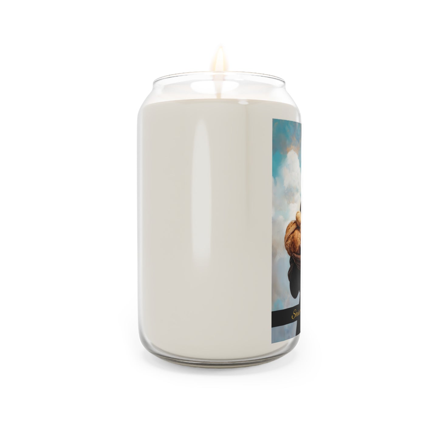 Saint Benedict the Moor - Scented Prayer Candle, 13.75oz - Tall Size - Religious Prayer Candle - Catholic Art
