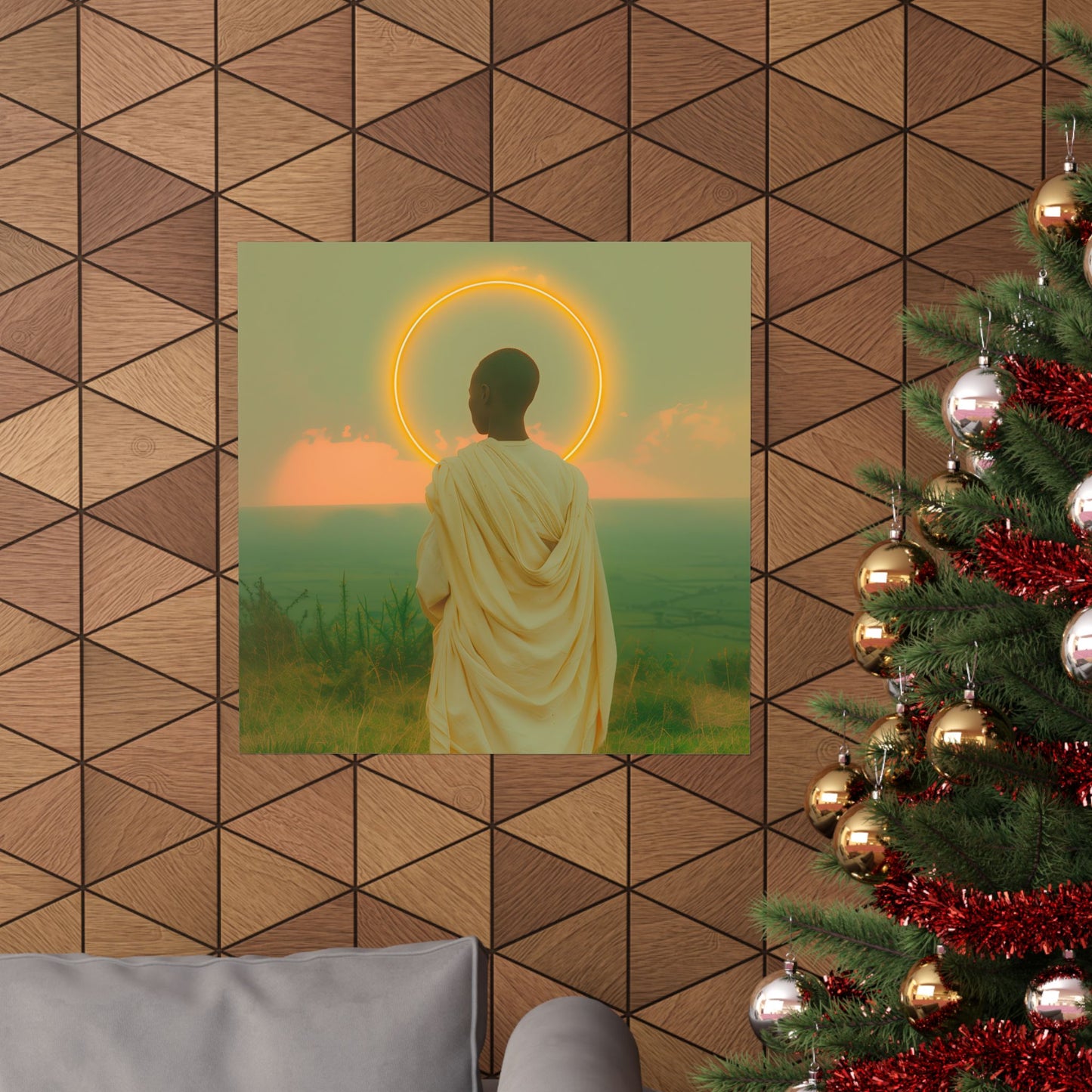 Saint Charles Lwanga- Sanctified Souls Print - Multiple Sizes - Premium Posters - Catholic Art - Christian Home Decor Artwork