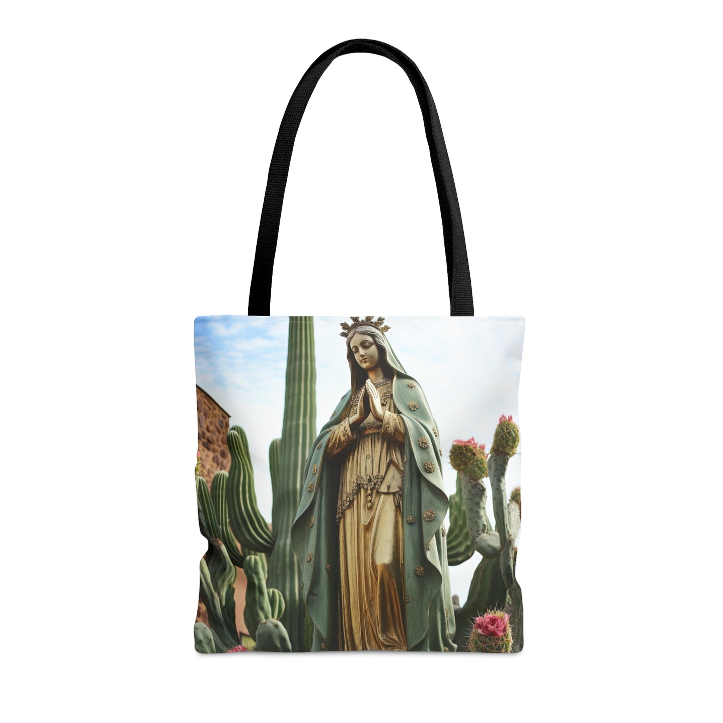 Our Lady of Guadalupe Tote Bag - Catholic faith inspired carry-all purse - day to day bag