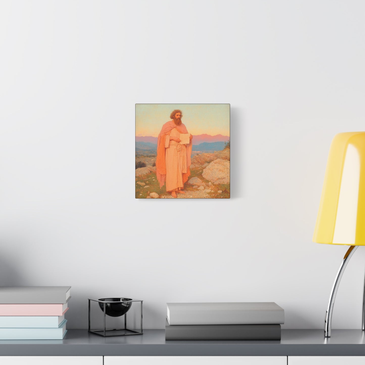 Obadiah - Keeper of the Lord's Warning and Mercy - Gallery Wrapped Canvas - Print - Religious Art for your Home - Catholic Art