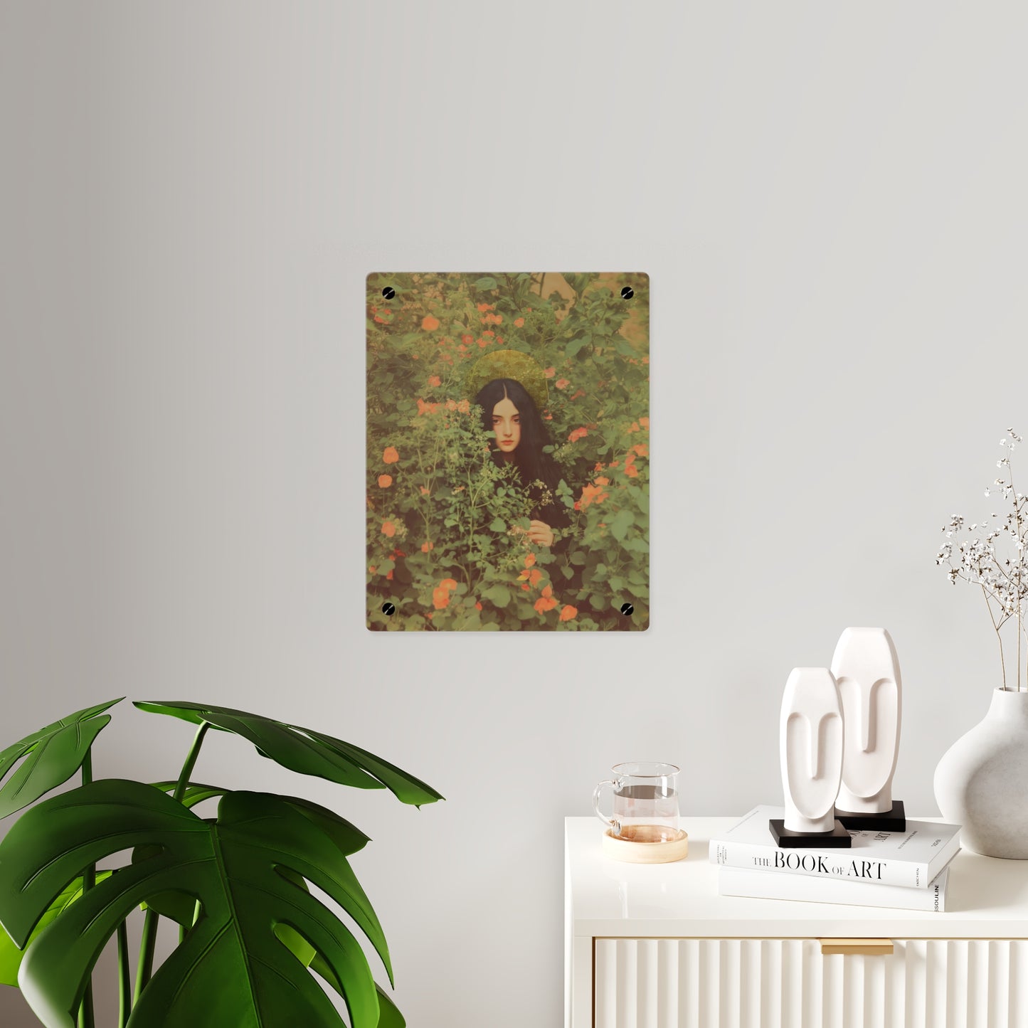 Saint Eve Acrylic Wall Art Panel - Ready to Hang Acrylic Print - Catholic Religious Art - Fine Art Print