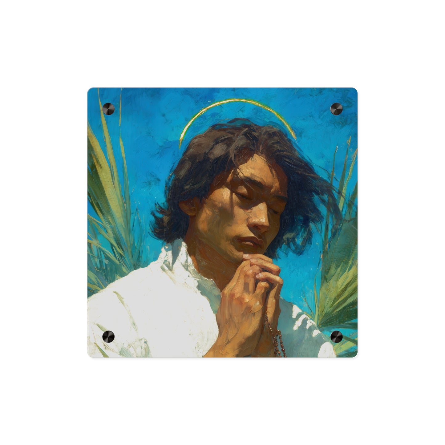 Saint Lorenzo Ruiz Wall Art Panel - Ready to Hang Acrylic Print - Catholic Saint Art - Patron Saint Print - Martyr Art