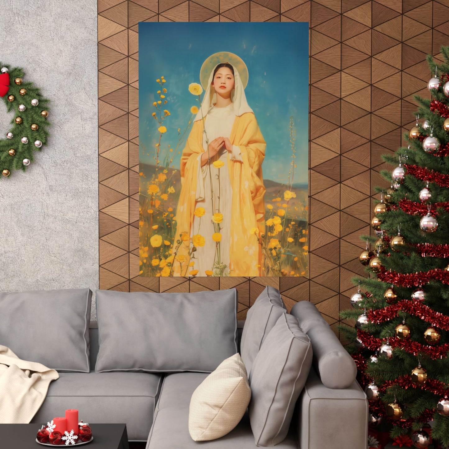 Saint Agatha Lin - Sanctified Souls Print - Multiple Sizes - Premium Matte Vertical Posters