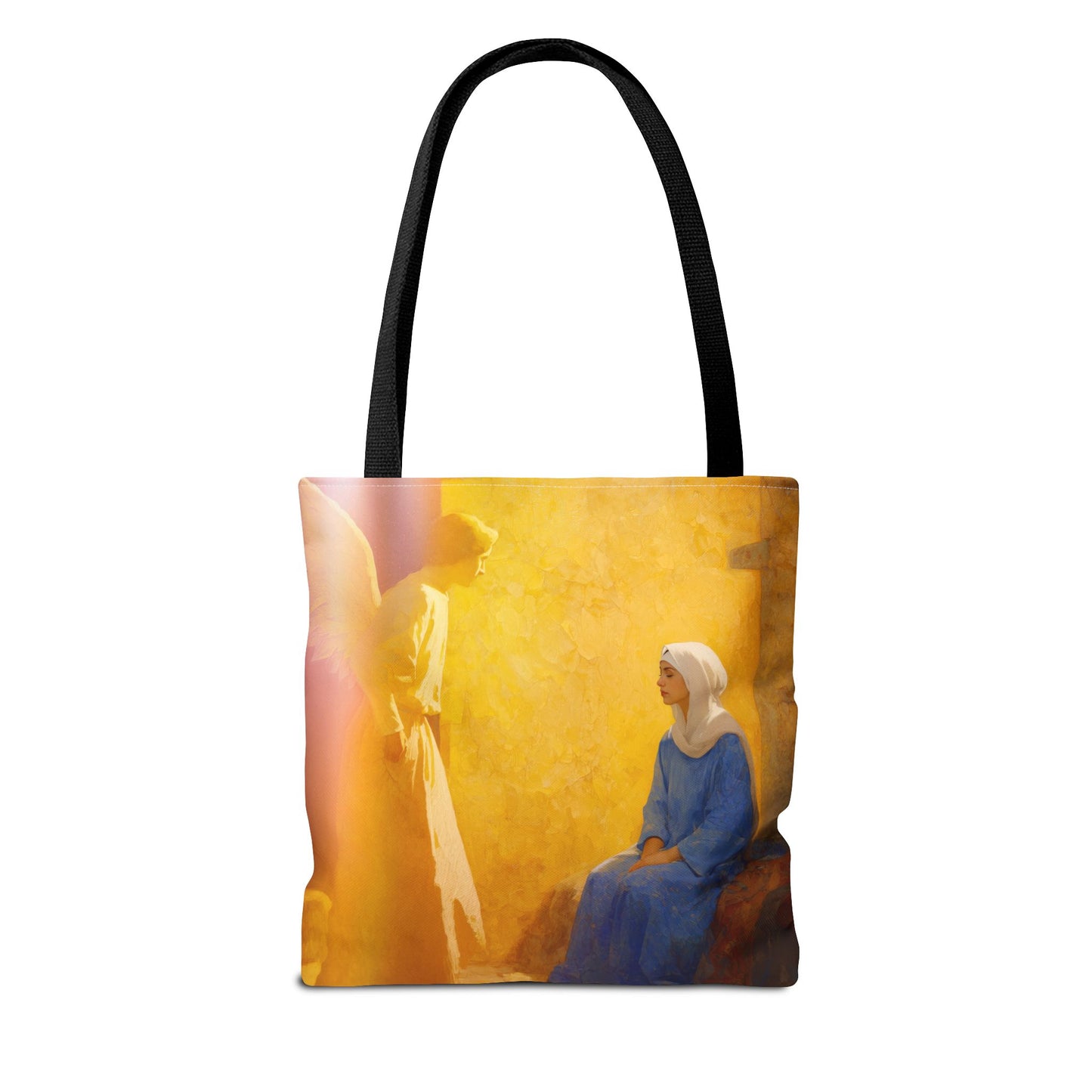 Mary's Yes - Quiet Fiat - Mother Mary - Marian Art - Tote Bag - Large Medium Small Faith Art Bag - Tote Purse