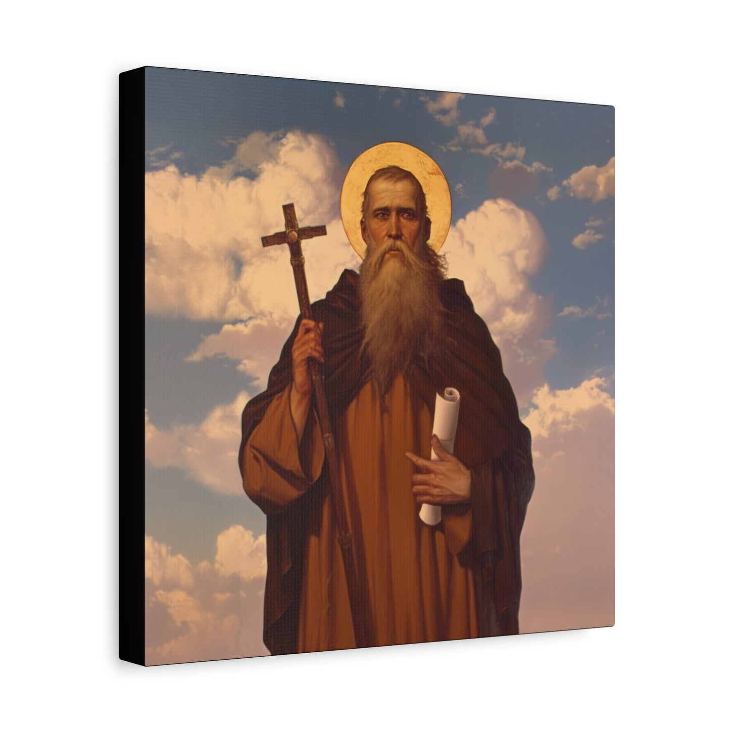 Saint Joannicus the Great / Loannikios of Mount Olympus - Gallery Wrapped Canvas - Print - Religious Art for your Home - Catholic Art Print