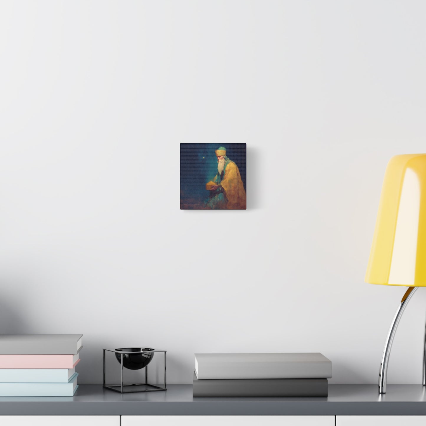 Caspar and the Offering of Worship - 3 Wise Men - Gallery Wrapped Canvas - Print - Religious Art for your Home - Catholic