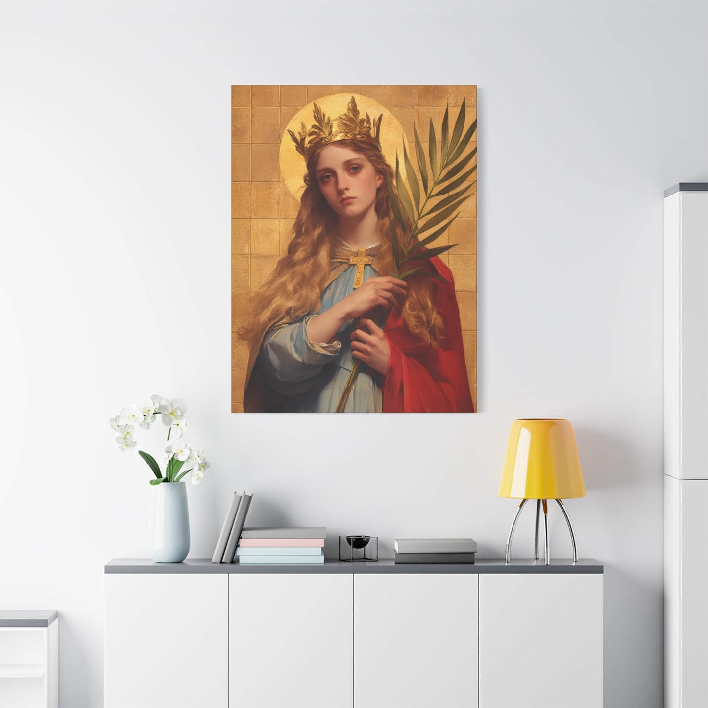 Saint Agrippina - Gallery Wrapped Canvas - Print - Religious Art for your Home - Catholic Art