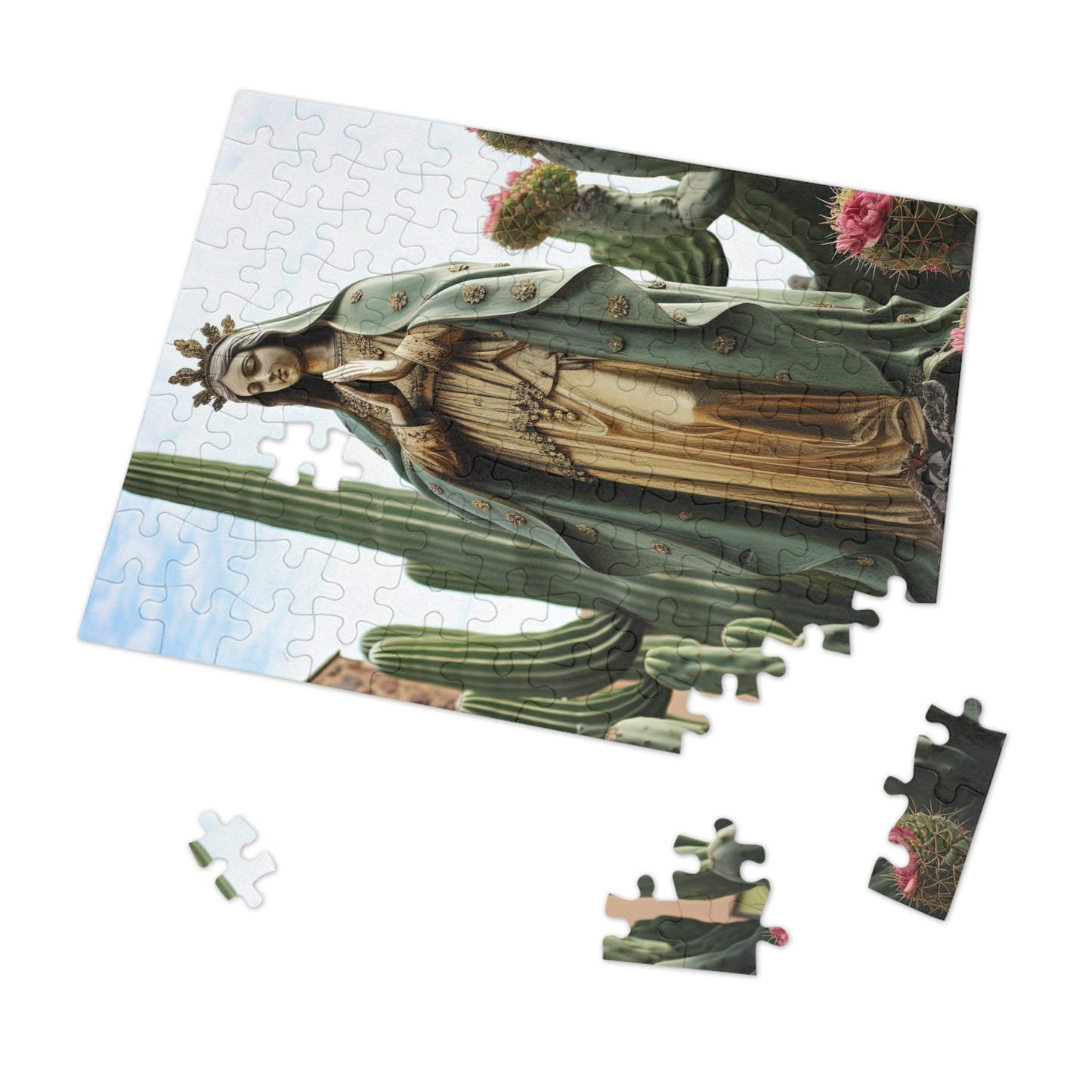 Our Lady of Guadalupe - Puzzle and Keepsake Tin - Religious Jigsaw Puzzle (30, 110, 252, 500,1000-Piece) - Religious Puzzle