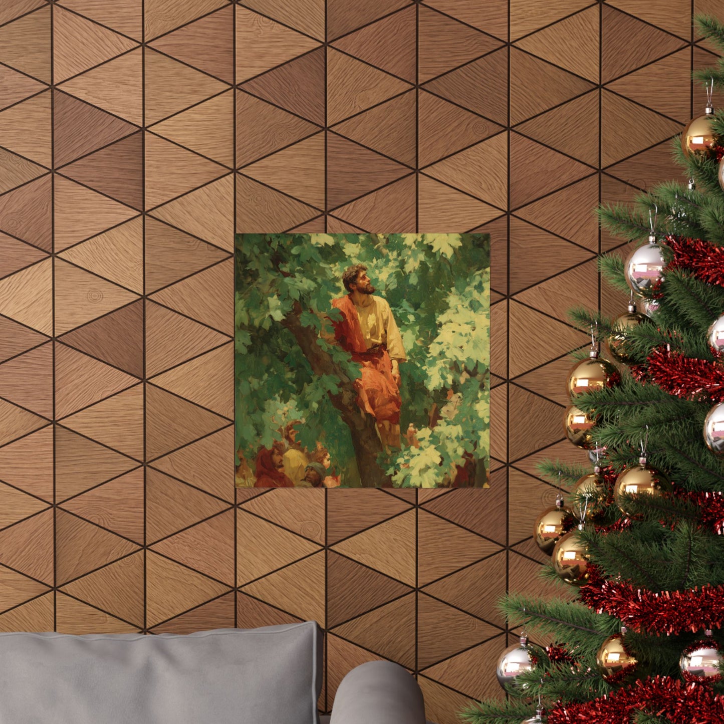 Zacchaeus - Sanctified Souls Print - Multiple Sizes - Premium Matte Vertical Posters