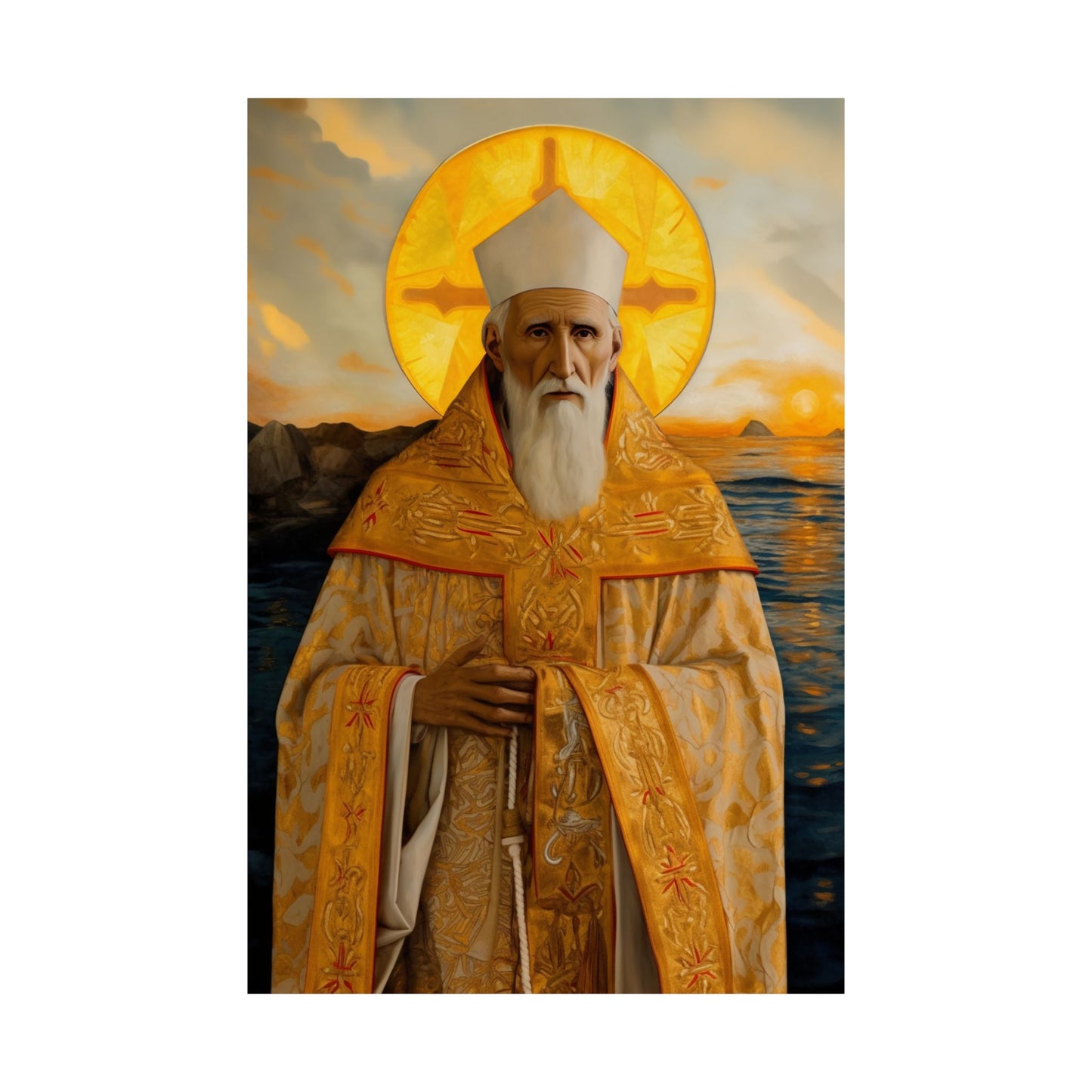 Saint Innocent of Alaska - Sanctified Souls Print - Multiple Sizes - Premium Matte Vertical Posters