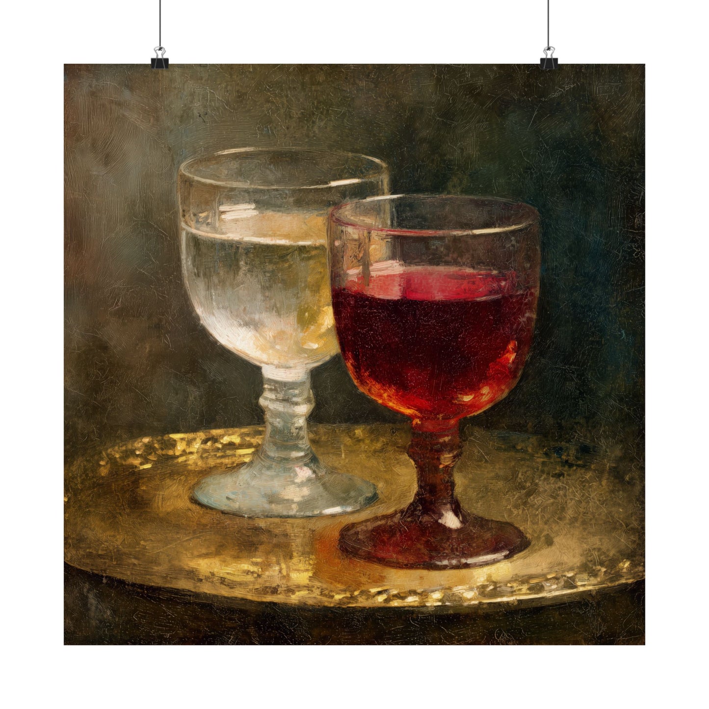 Cana and the Miracle of Abundance - Water into Wine - Sanctified Souls Print - Multiple Sizes - Premium Matte Vertical Posters