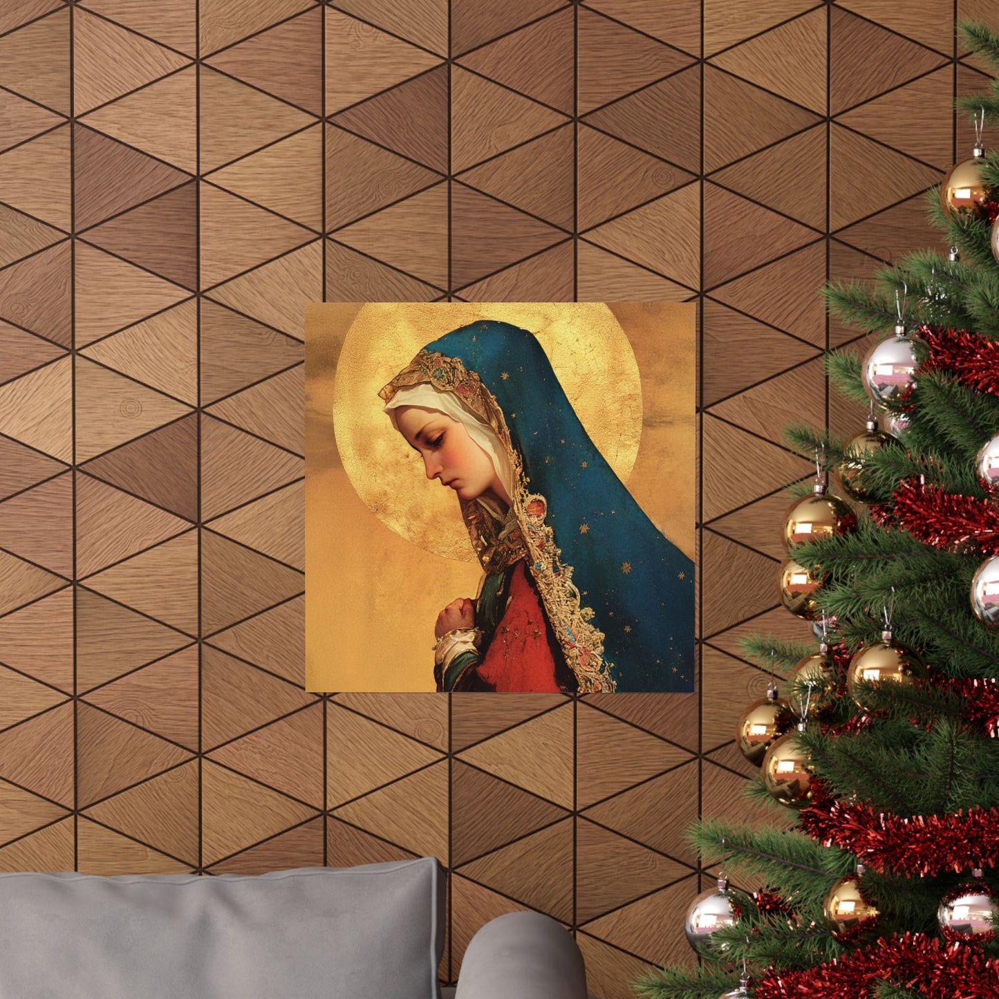 Our Lady of Mercy / Our Lady of Ransom -  Catholic Art - Multiple Sizes - Premium Posters - Catholic Art - Christian Home - Mother Mary