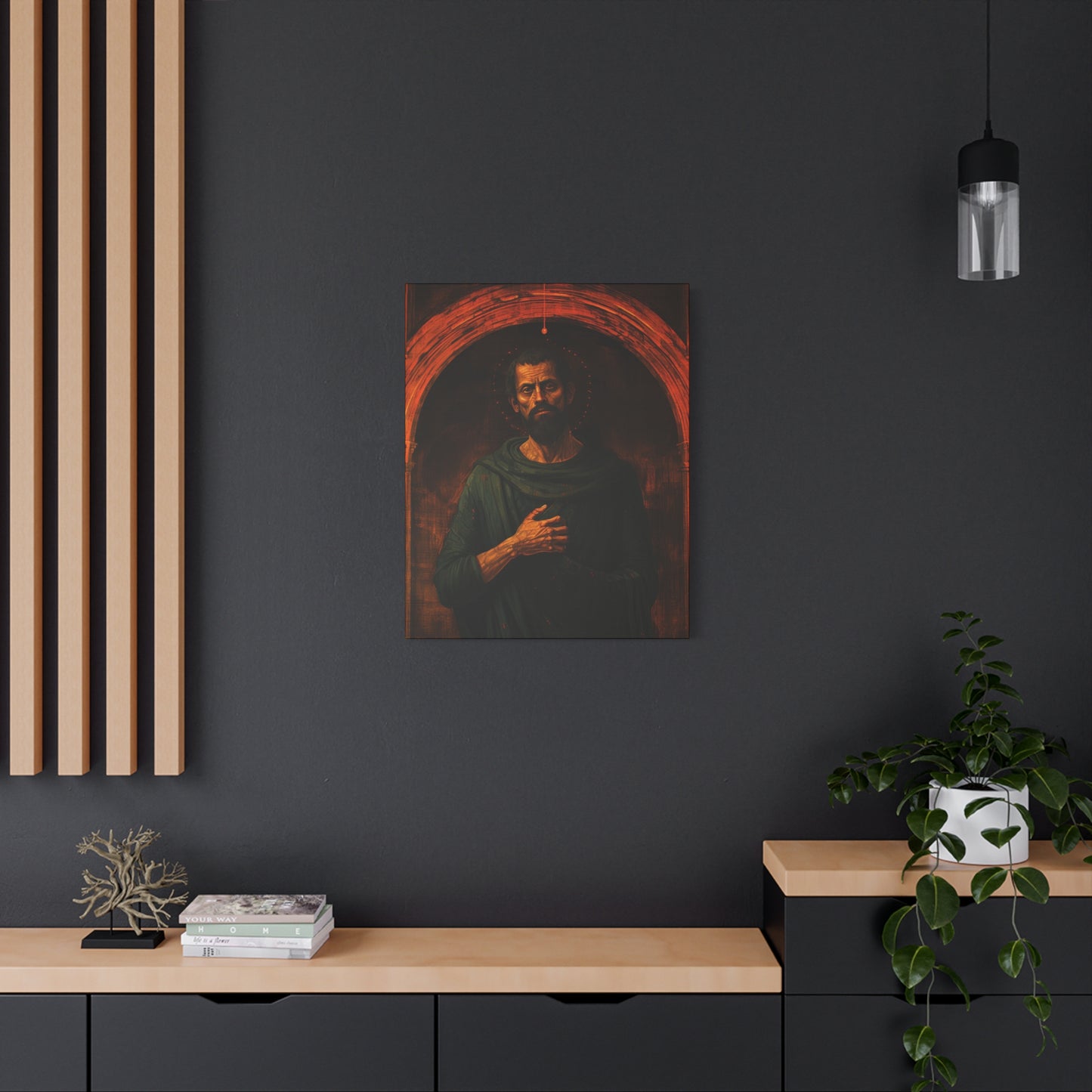 Saint Bartholomew Canvas Print - Multiple Sizes - Catholic Home art - Museum Wrapped Canvas - Sanctified Souls Print
