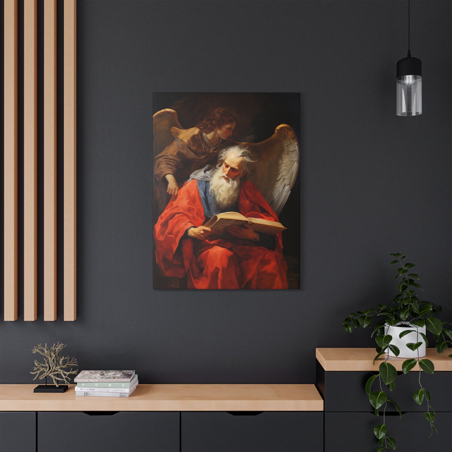 Saint Matthew the Apostle - Museum Wrapped Canvas - Sanctified Souls Print - Religious Art for your Home