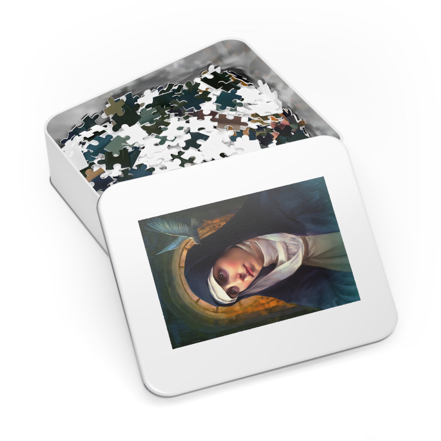 Saint Teresa of Avila - Puzzle and Keepsake Tin - Religious Jigsaw Puzzle (30, 110, 252, 500,1000-Piece) - Religious Puzzle