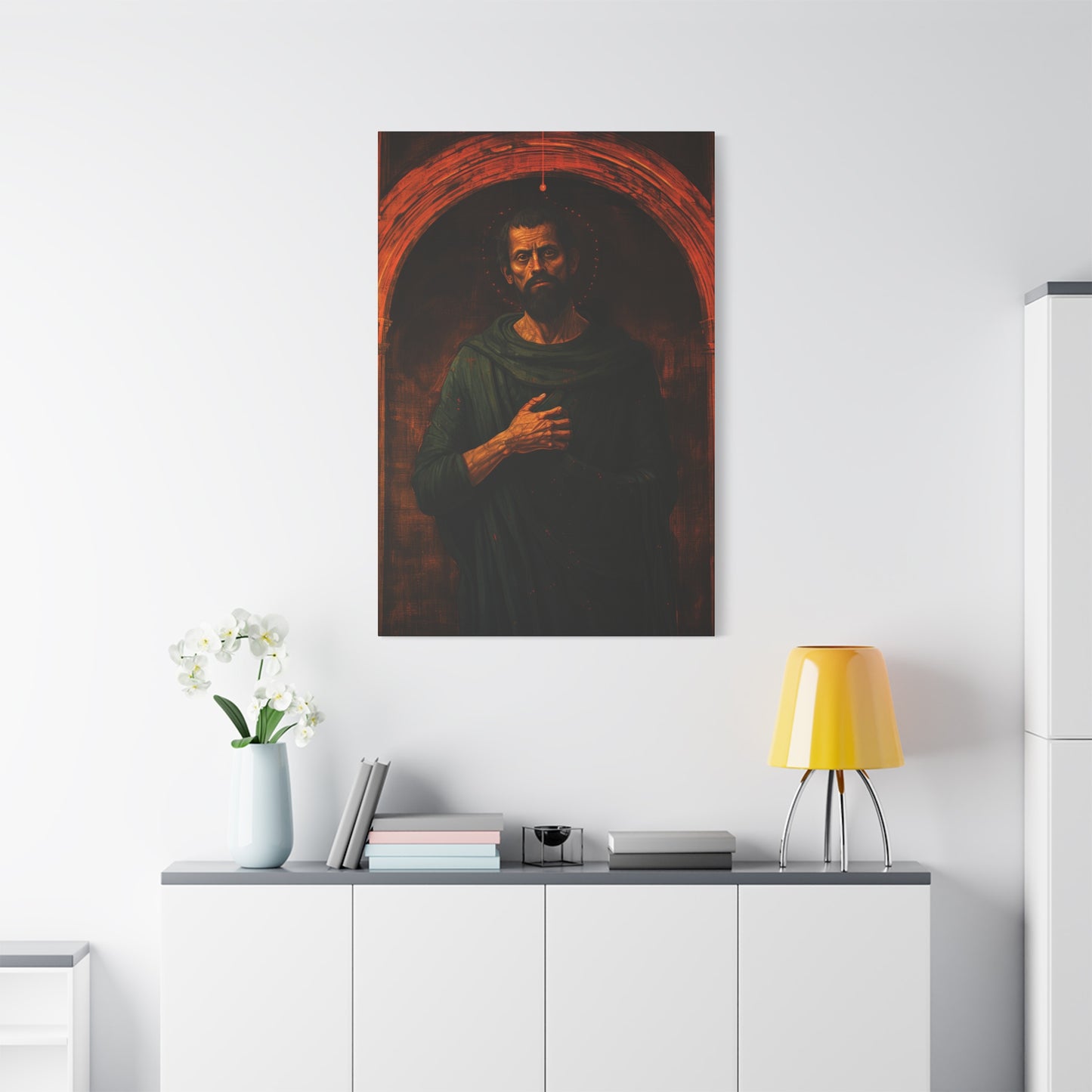 Saint Bartholomew Canvas Print - Multiple Sizes - Catholic Home art - Museum Wrapped Canvas - Sanctified Souls Print