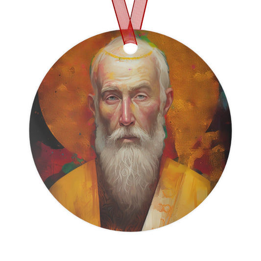 Saint Simon the Apostle - Religious Holiday Christmas Ornament and Keepsake - Double sided Keepsake Religious Ornament