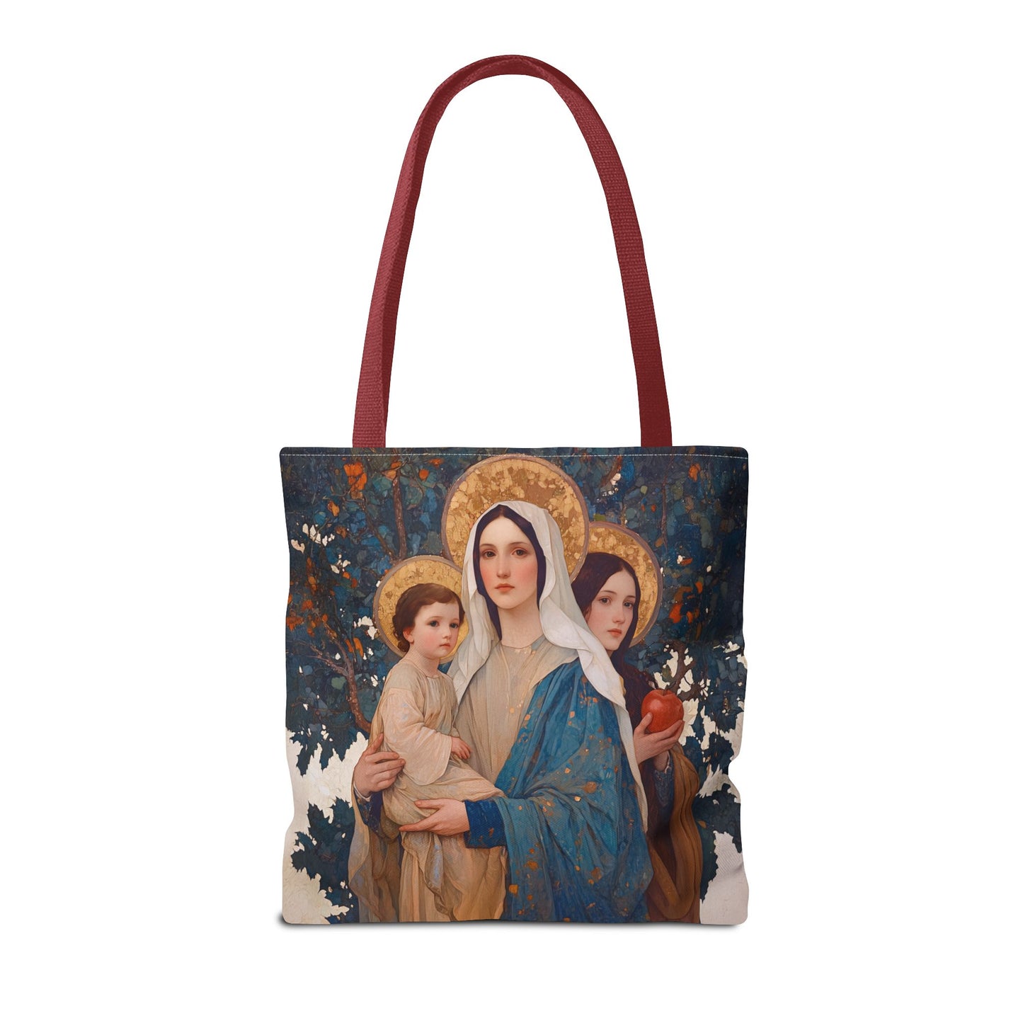 New Eve / Mary, The New Eve - Mother Mary Title - Marian Art - Tote Bag - Large Medium Small Faith Art Bag - Tote Purse