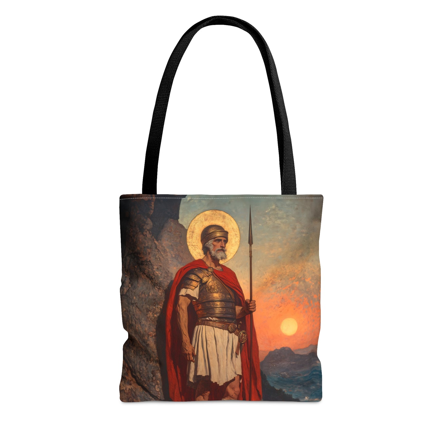 Saint Andrew the Tribune Tote Bag - Large Medium Small Faith Art Bag - Catholic Faith Purse - Religious - Prayer Bag - Devotional Purse